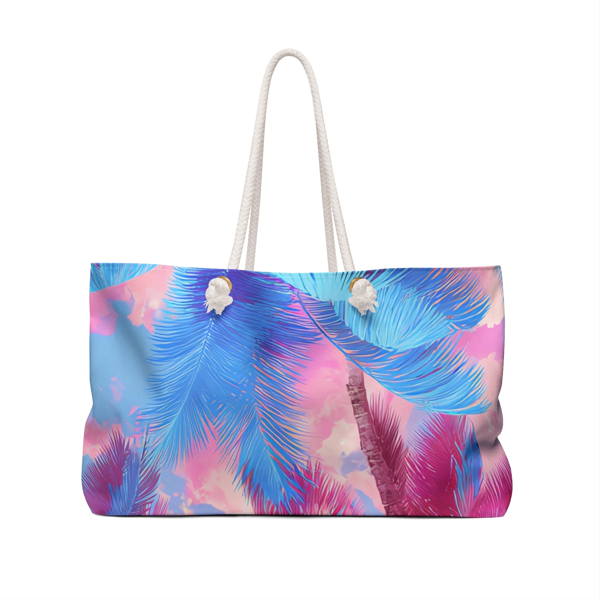Ethereal Pastel Palms Weekender Bag, Artsulli - Art is Long, Life is Short, Bags, , , , , , , 