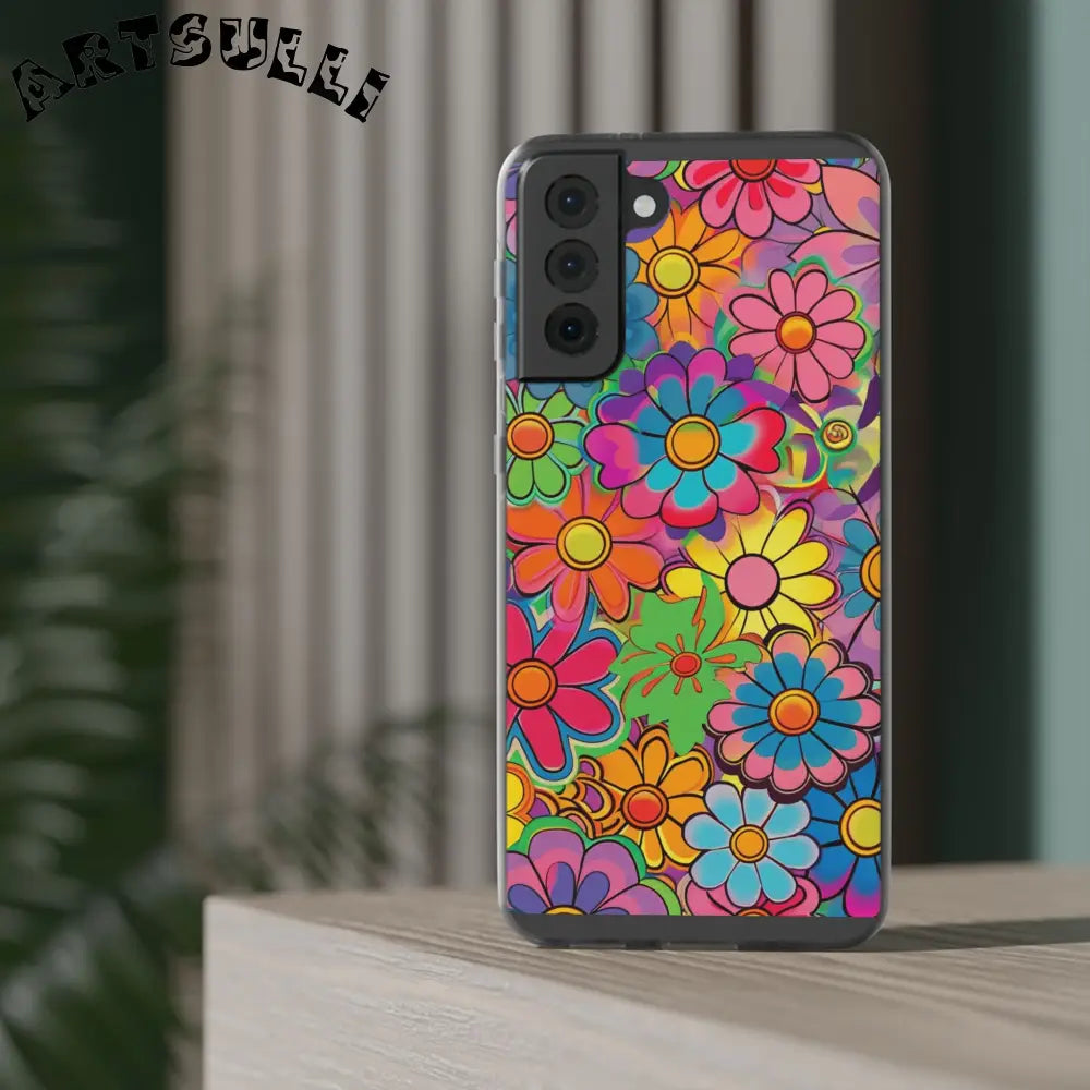 JAKKOUTTHEBXX Chromatic Daisy Dream Flexi Cases JAKKOUTTHEBXX