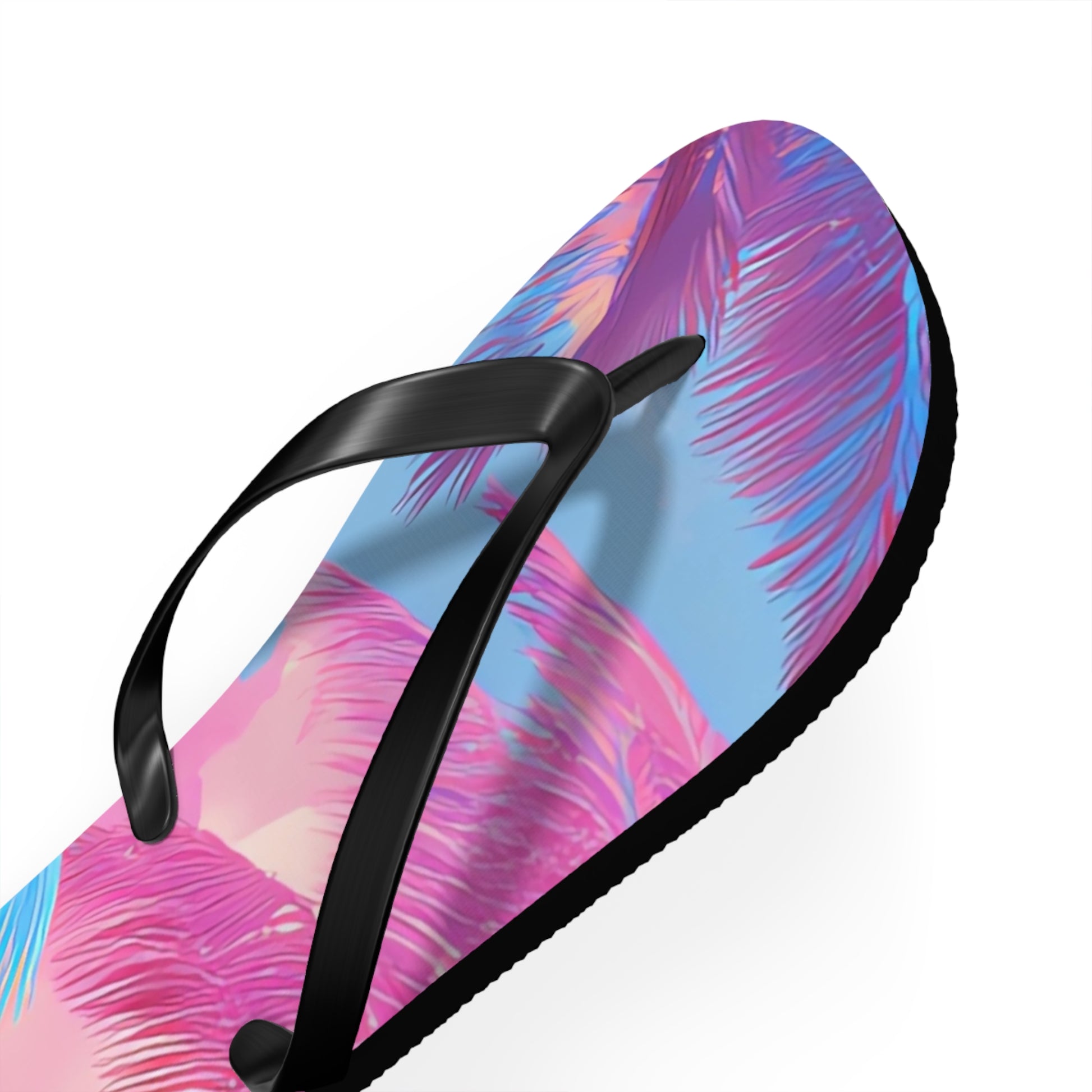 Ethereal Pastel Palms Flip Flops, Artsulli - Art is Long, Life is Short, Shoes, , , , , , , 