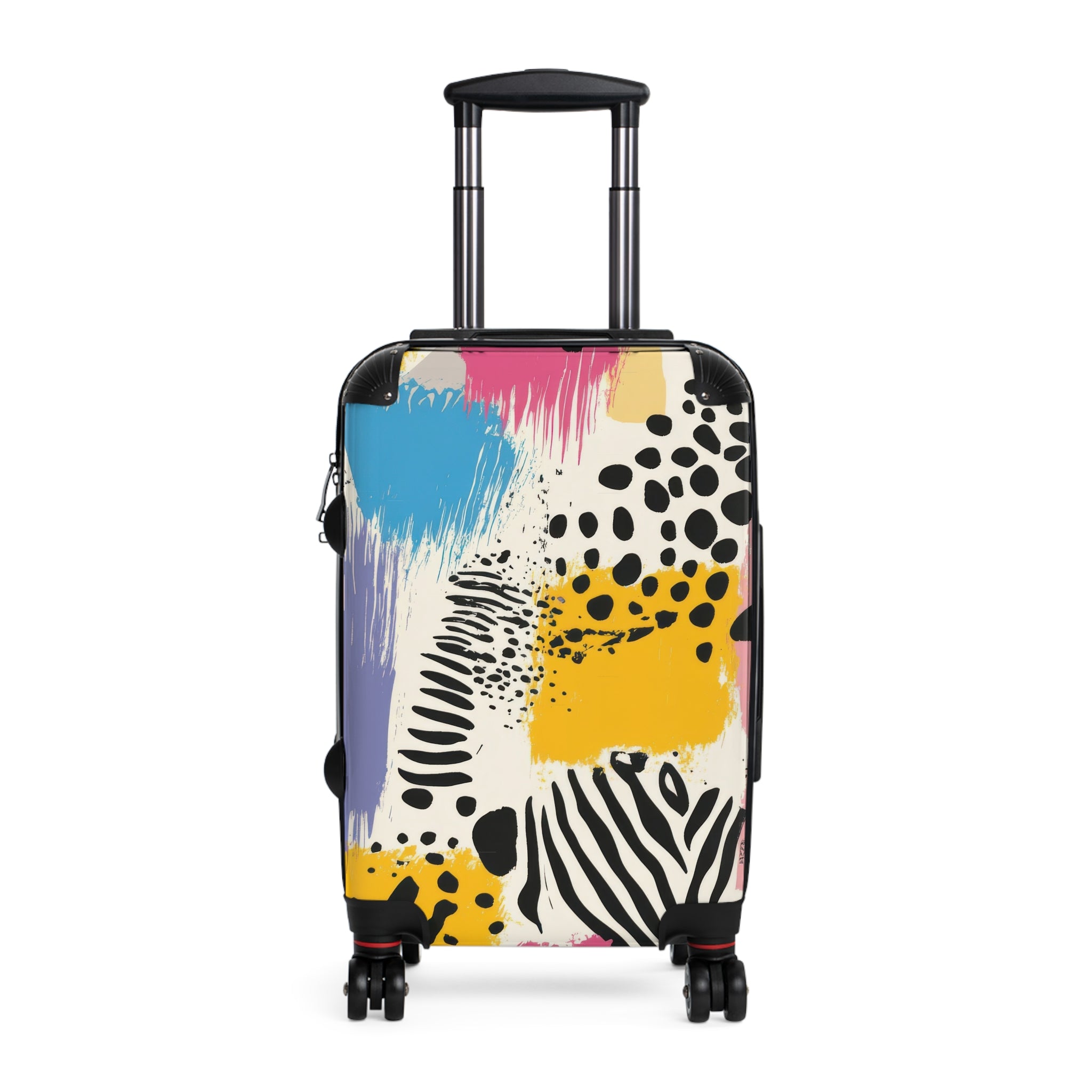 Rae Zebra Rhapsody II Suitcase, Artsulli - Art is Long, Life is Short, Bags, Size, Small, Color, Black, , , 98553492134761