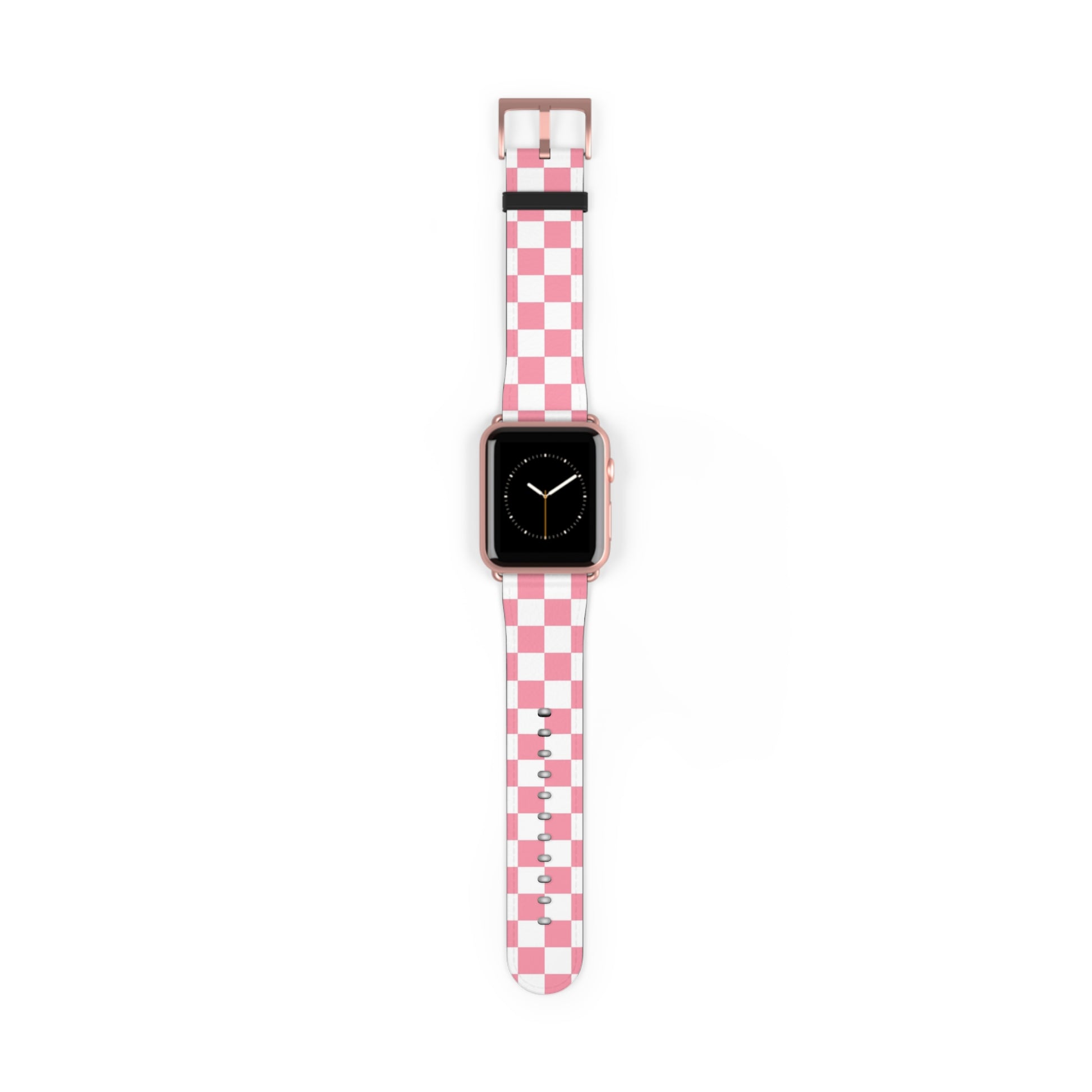 Brigandine Checkered Scene Watch Band, Artsulli - Art is Long, Life is Short, Accessories, Size, 42 - 45 mm, Color, Rose Gold Matte, , , 31458920294116579386