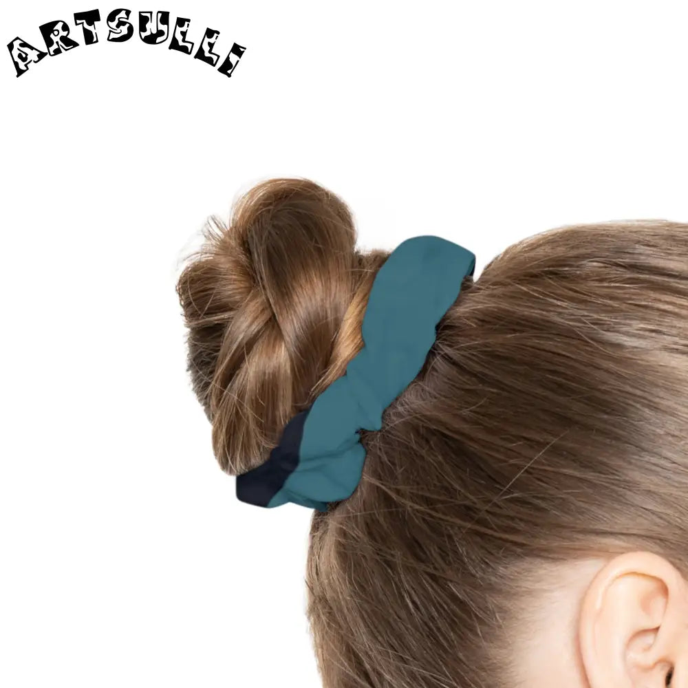 JAKKOUTTHEBXX Blue Camouflage Scrunchie JAKKOUTTHEBXX Artsulli - Art