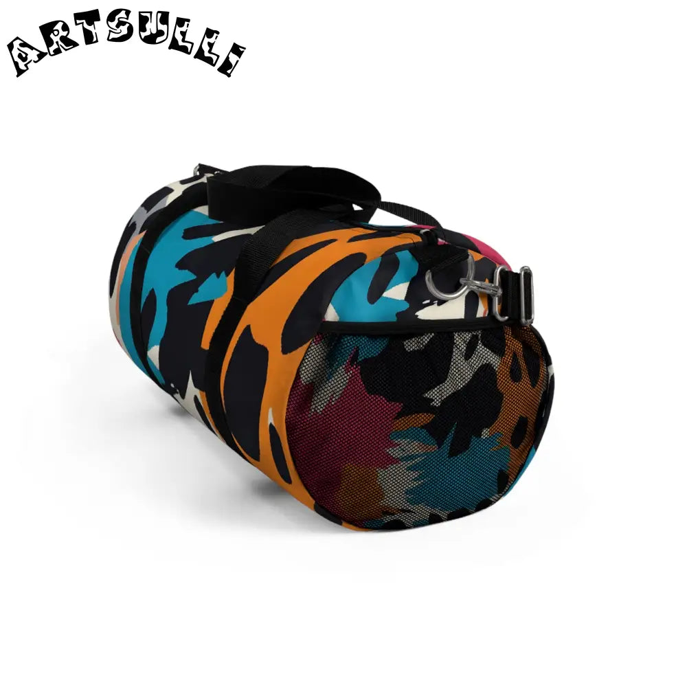 JAKKOUTTHEBXX Wild Brush Strokes x Animal Print Multi-Color Duffel