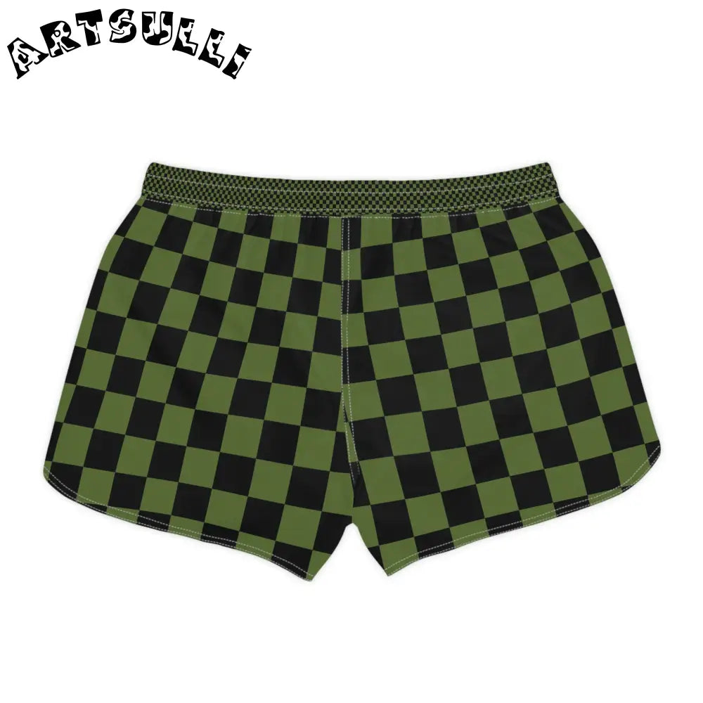 JAKKOUTTHEBXX Checkerboard Olive Green and Black Women’s Casual