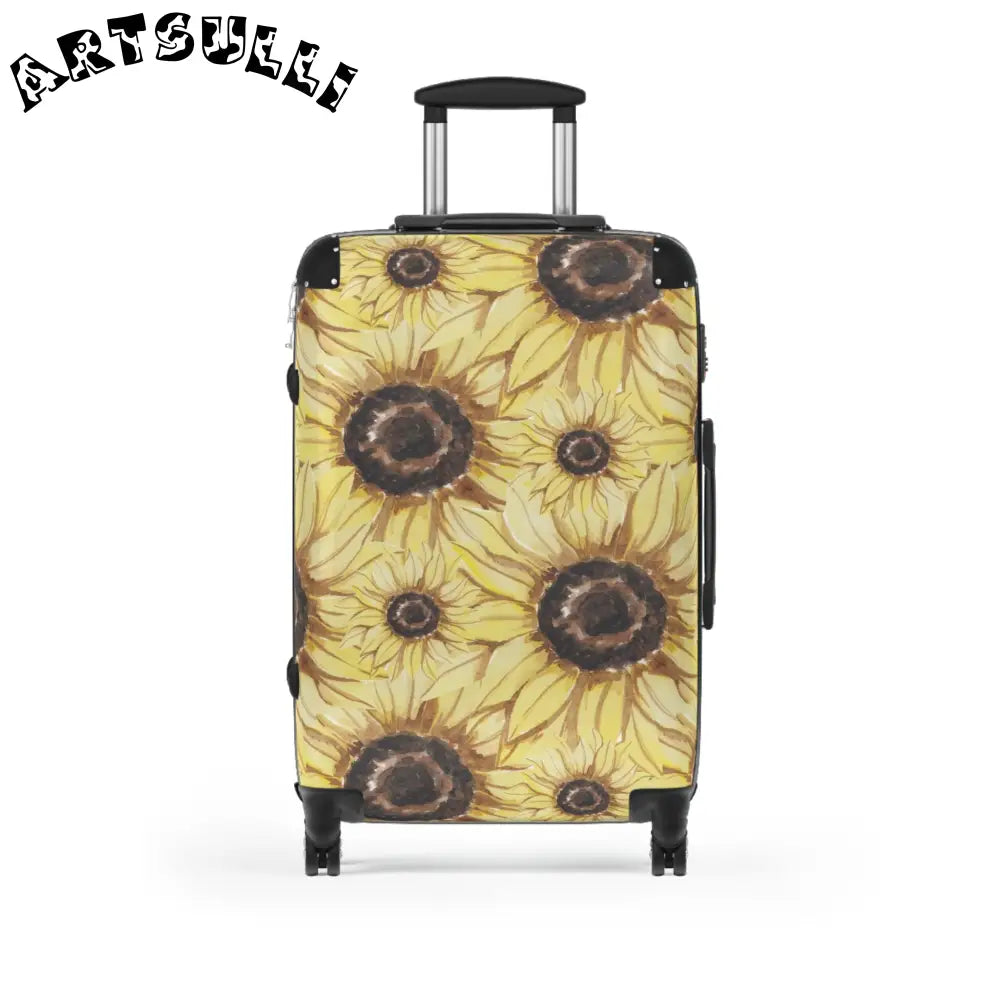 JAKKOUTTHEBXX Retro Anime Sunflower Suitcase JAKKOUTTHEBXX Artsulli