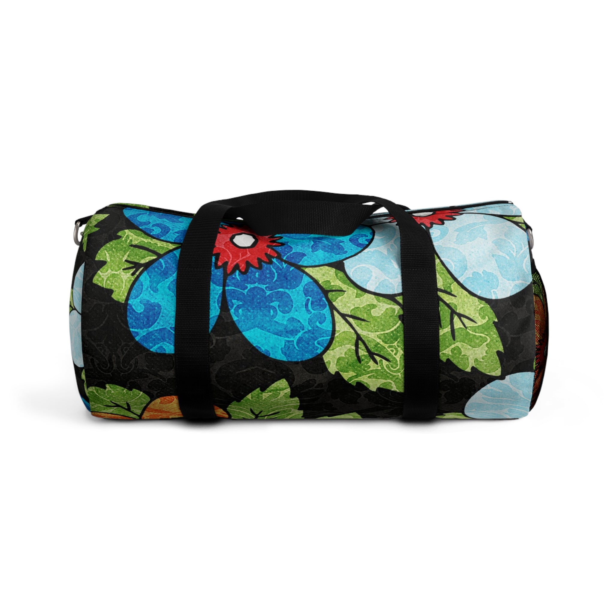 Groovy Black Floral Kl Duffel Bag, Artsulli - Art is Long, Life is Short, Bags, Size, Small, , , , , 33511581316074288469