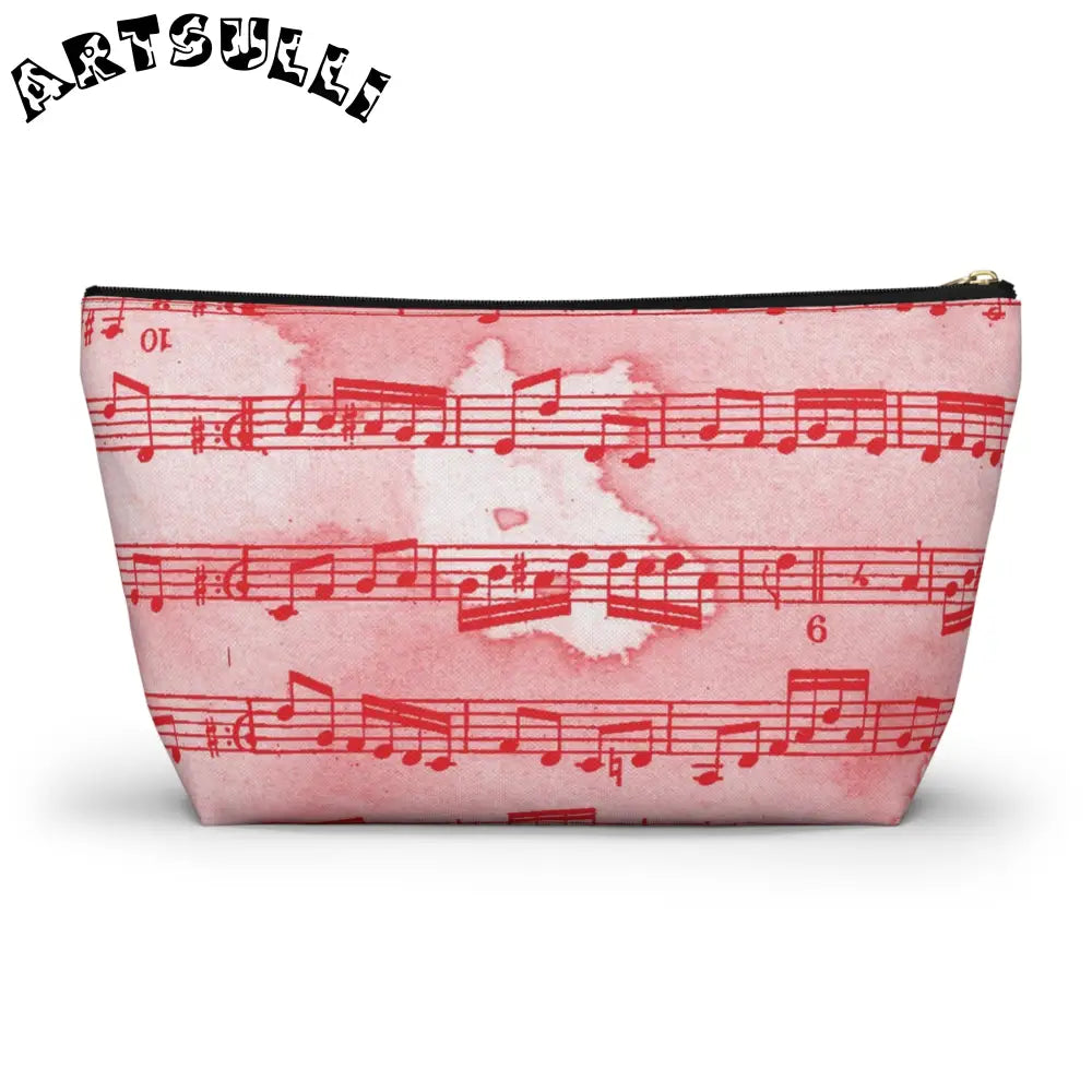 JAKKOUTTHEBXX Pink Music Note T-Bottom Pouch 2025