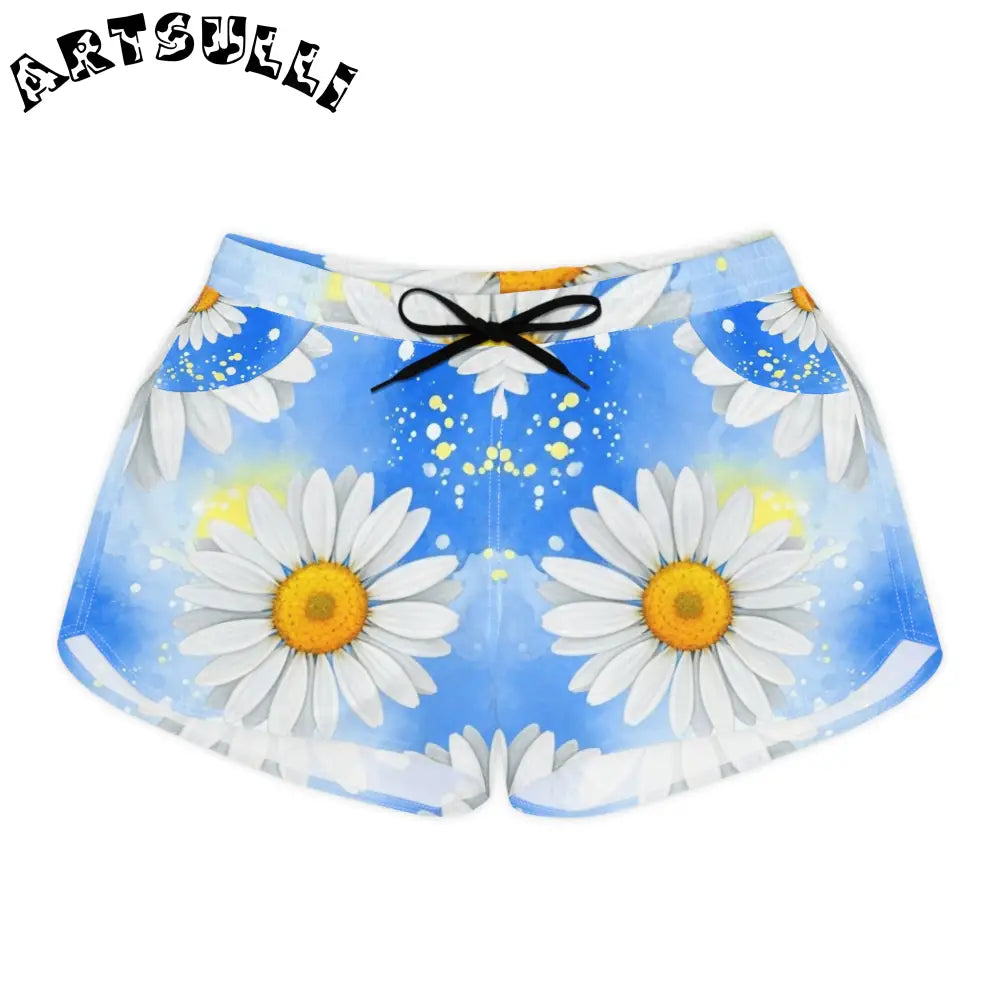 JAKKOUTTHEBXX Daisies Women’s Casual Shorts (AOP) JAKKOUTTHEBXX