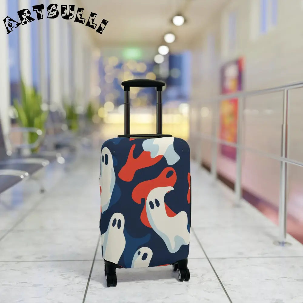 JAKKOUTTHEBXX Camo Ghosts Luggage Cover JAKKOUTTHEBXX Artsulli - Art