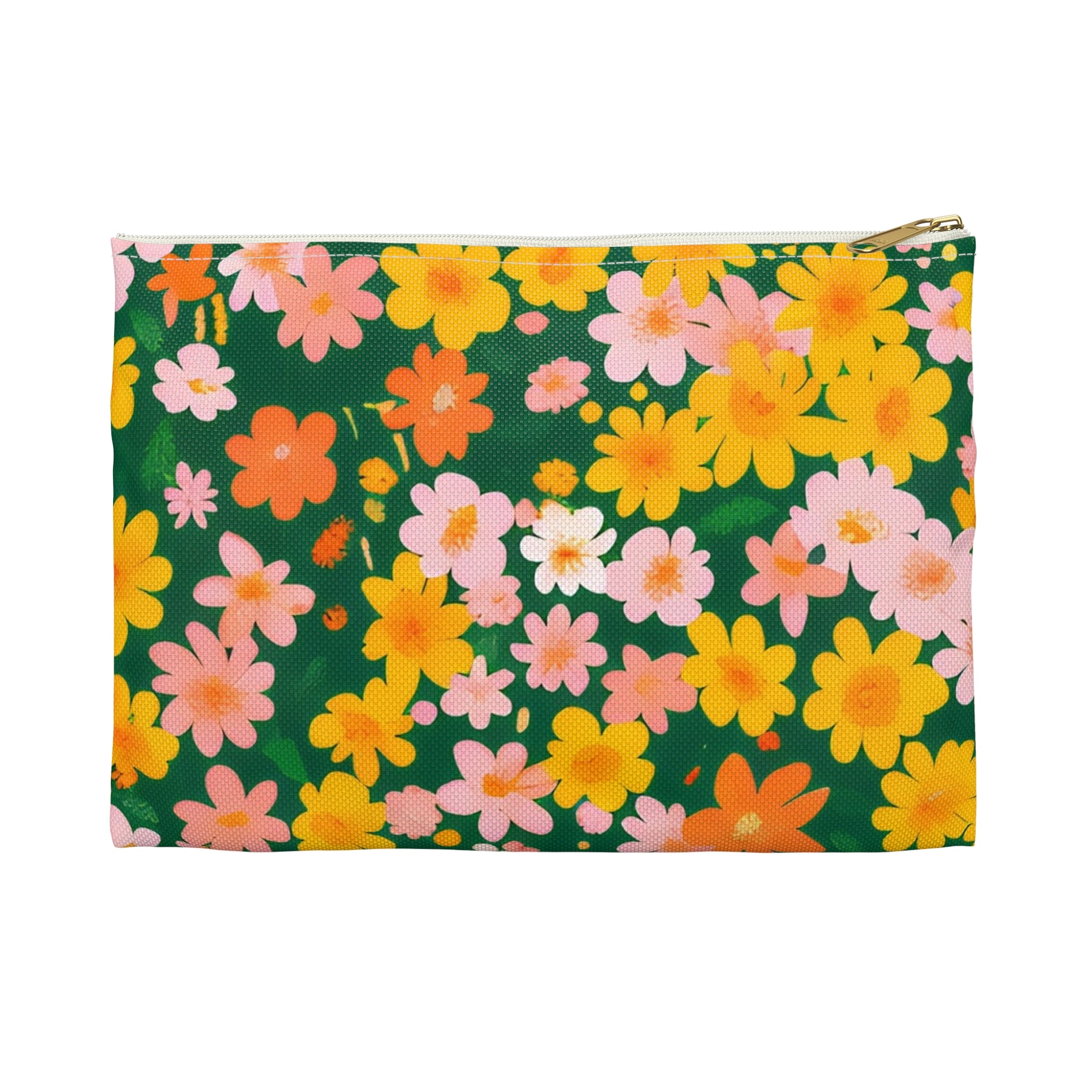 Accessory Pouch, Artsulli - Art is Long, Life is Short, Bags, Size, Small, Color, White zipper, , , 20818911256656535609