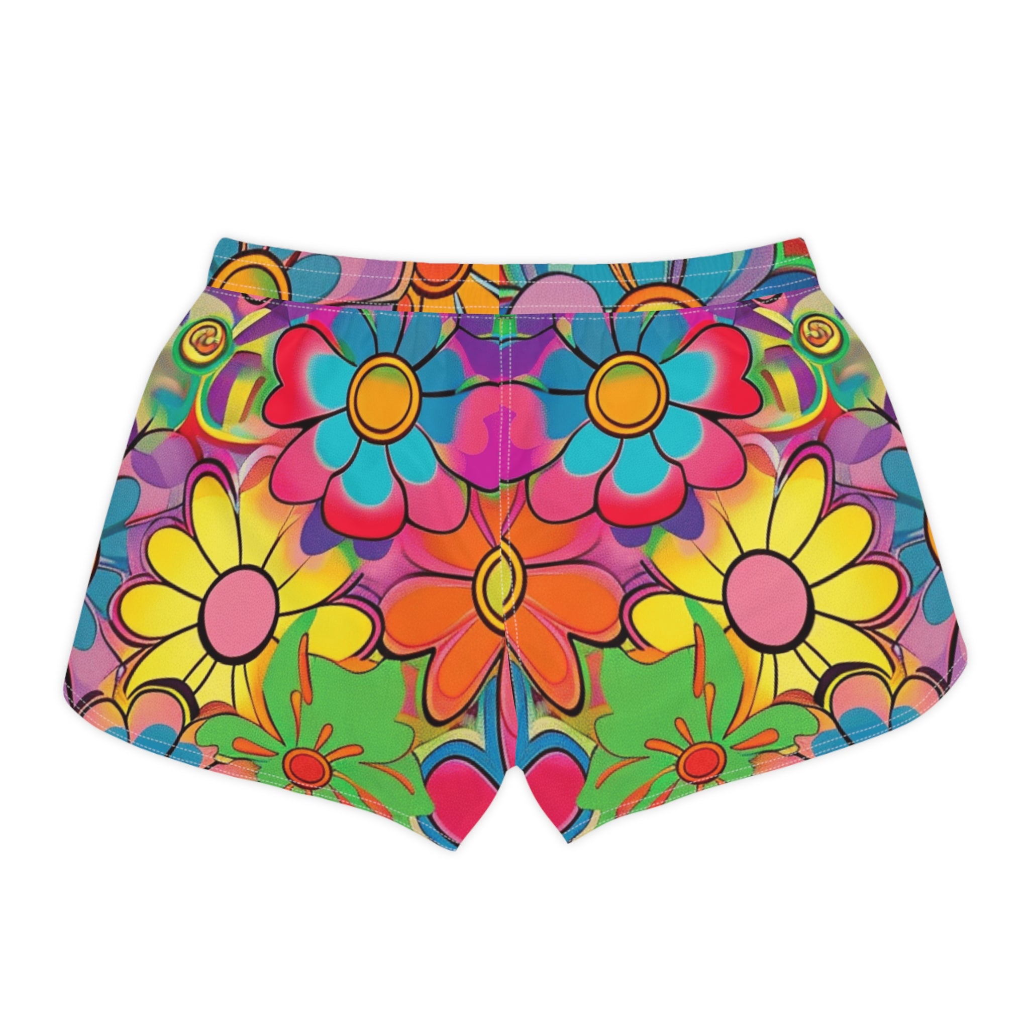 Chromatic Daisy Dream Women's Casual Shorts (AOP), Artsulli - Art is Long, Life is Short, All Over Prints, , , , , , , 