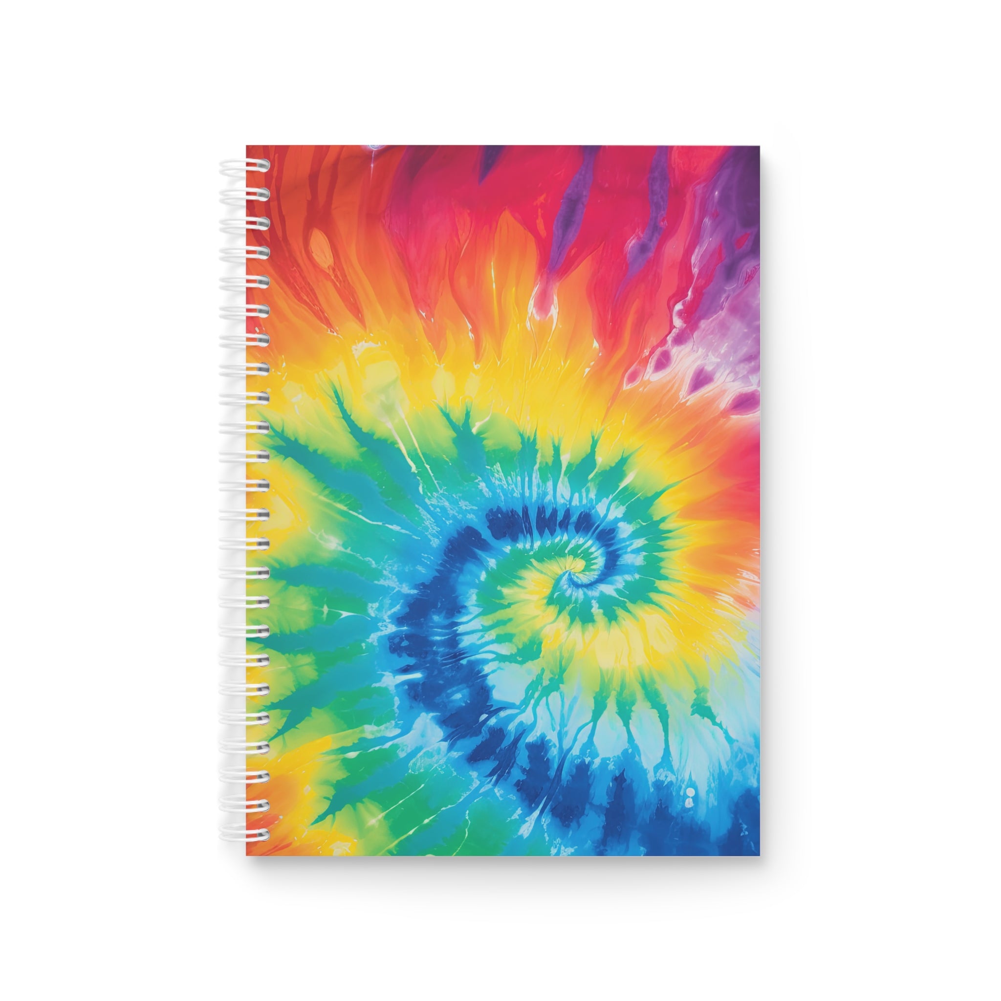 Tie Dye Spiral Notebook, Artsulli - Art is Long, Life is Short, Paper products, Size, One Size, , , , , 90987899837244337837
