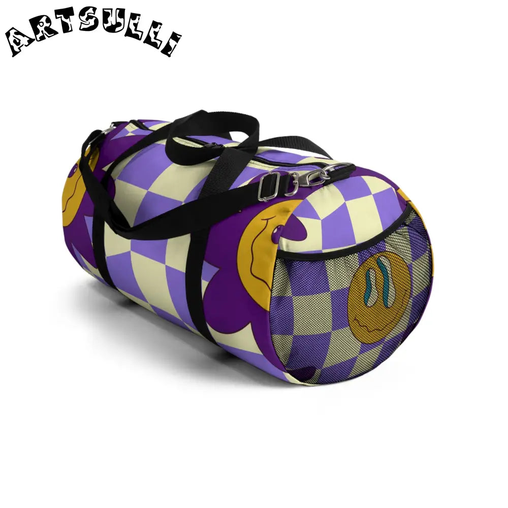 JAKKOUTTHEBXX Trippy Flower Power Motifs Duffel Bag JAKKOUTTHEBXX