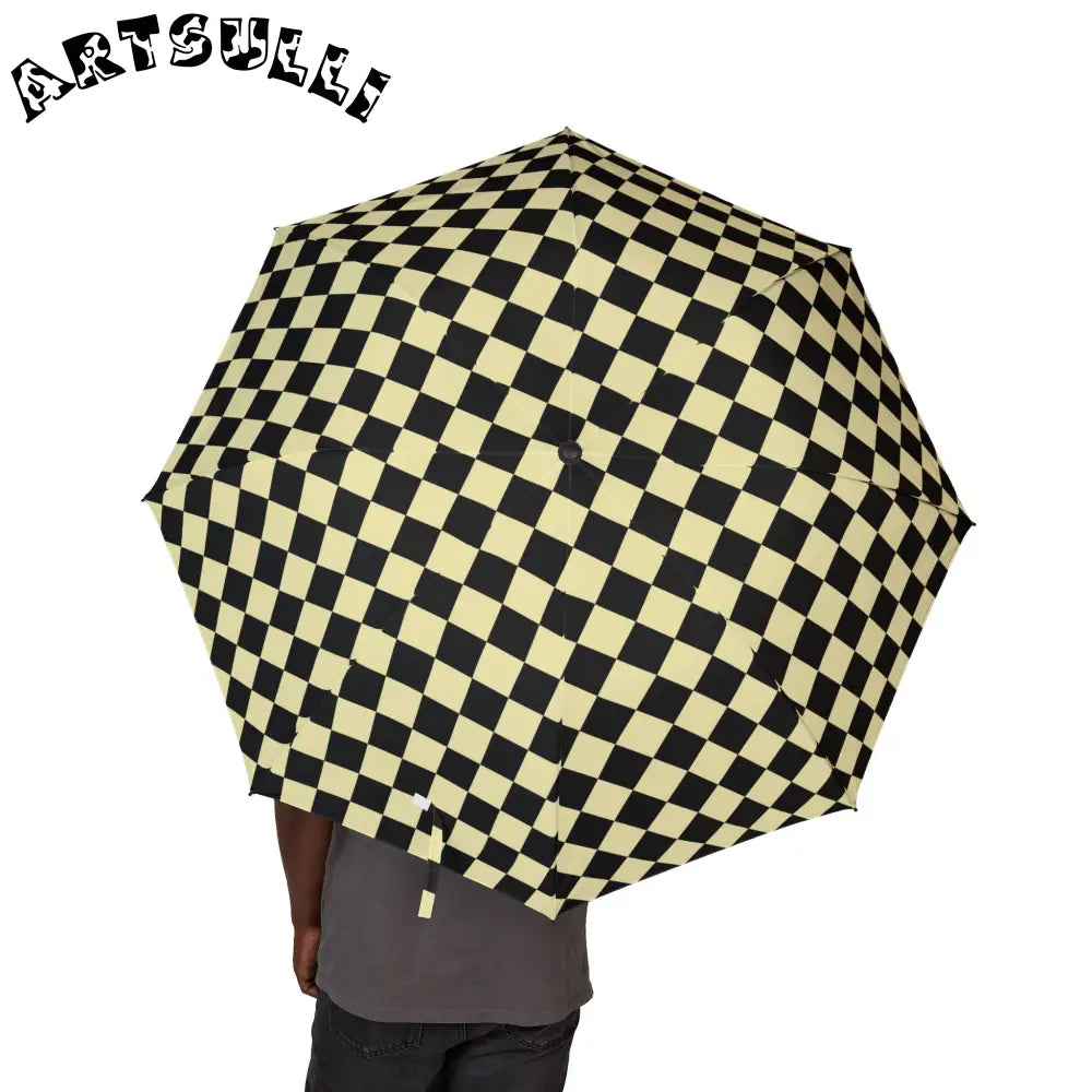 JAKKOUTTHEBXX Checkerboard II Black and Yellow Semi-Automatic