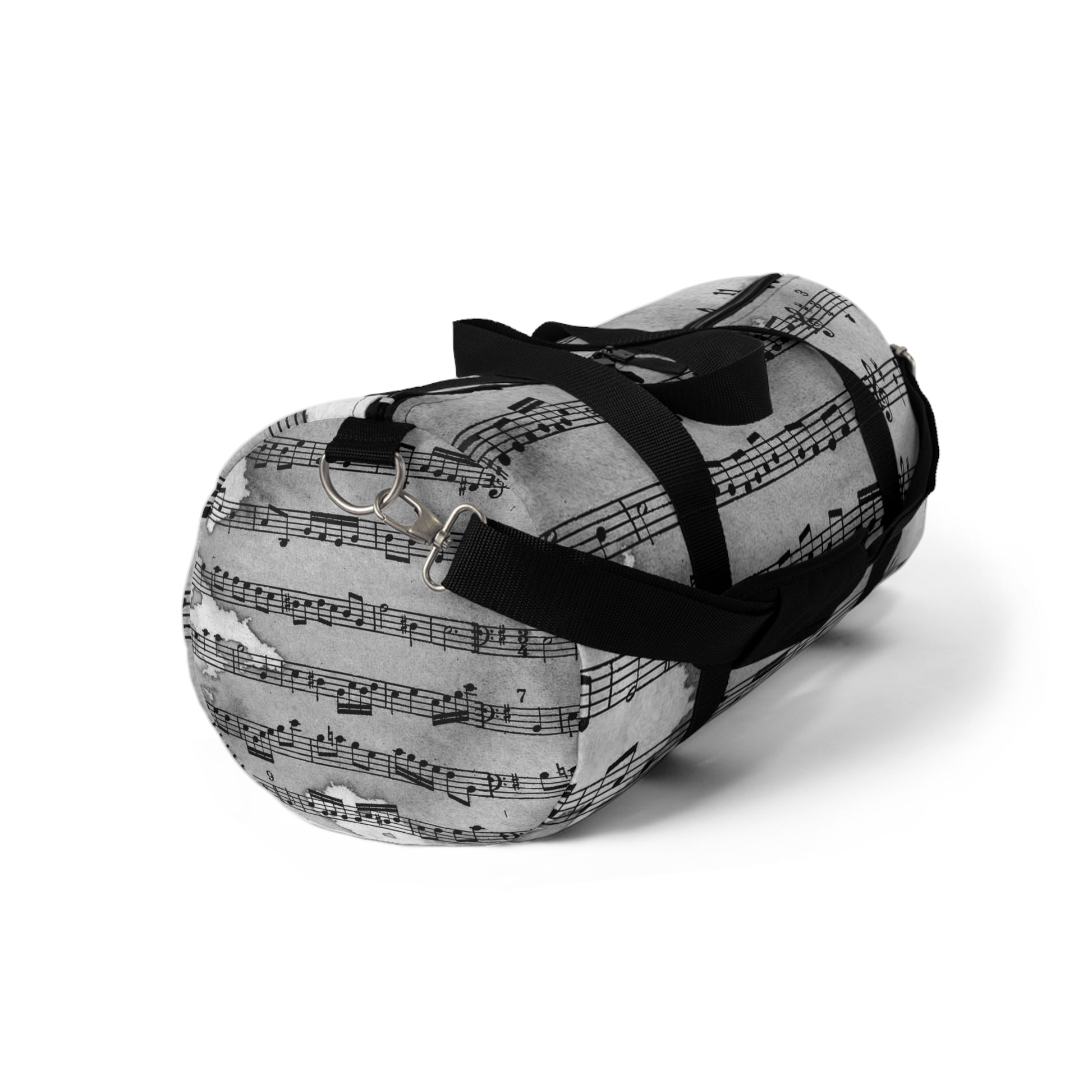 Drip Spill Type Beat Sheet Music Black Duffel Bag, Artsulli - Art is Long, Life is Short, Bags, , , , , , , 