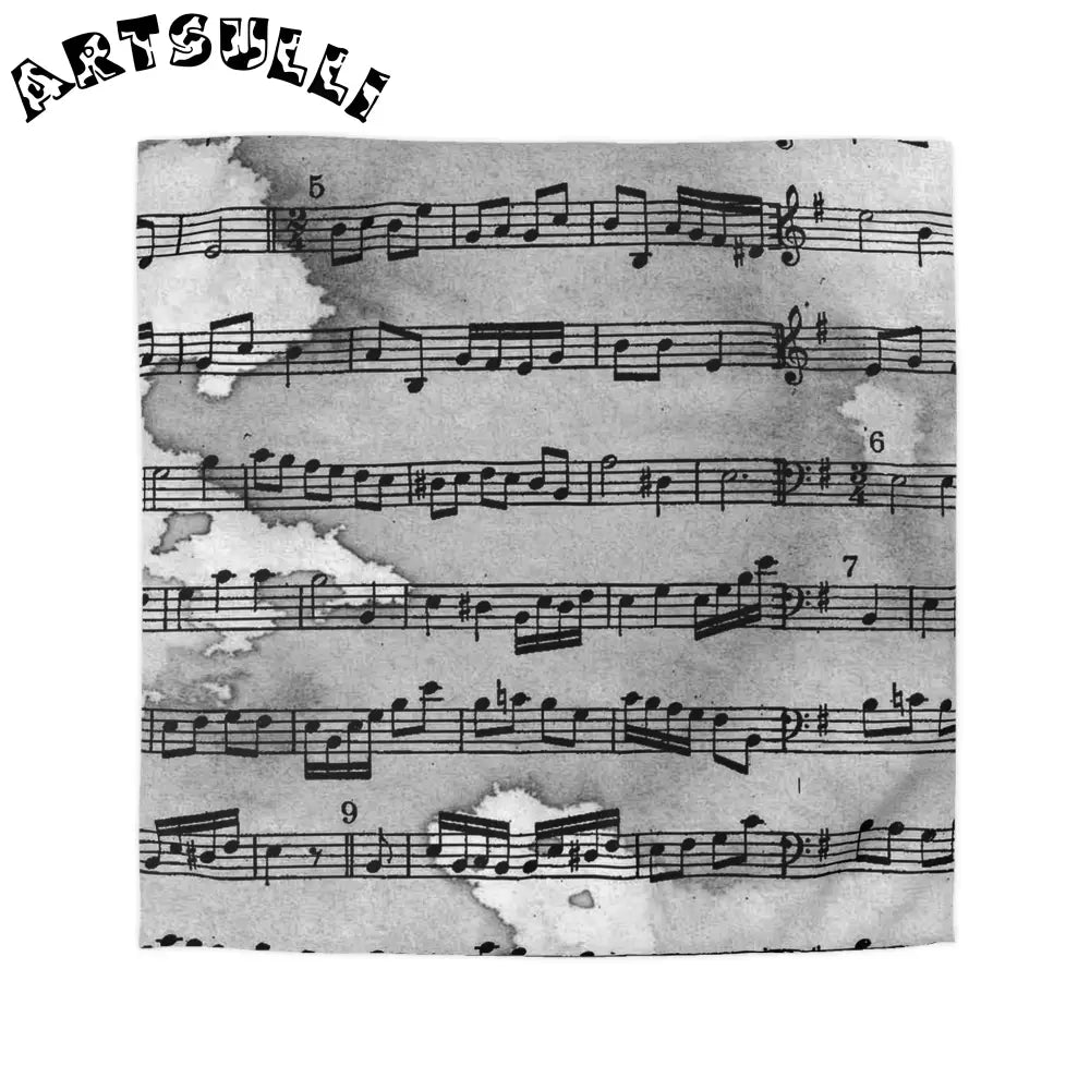 JAKKOUTTHEBXX Distressed Sheet Music Duvet Cover 2025