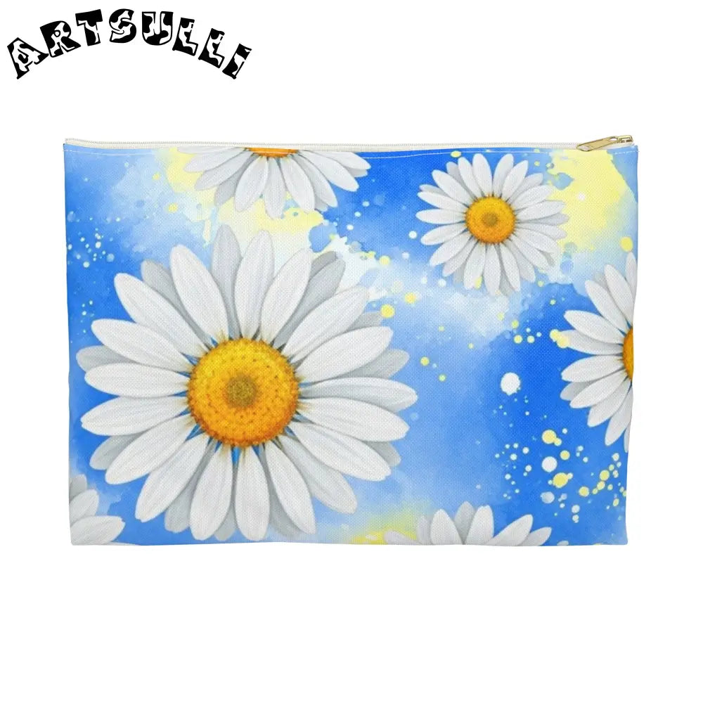 JAKKOUTTHEBXX Daisies Accessory Pouch JAKKOUTTHEBXX Artsulli - Art