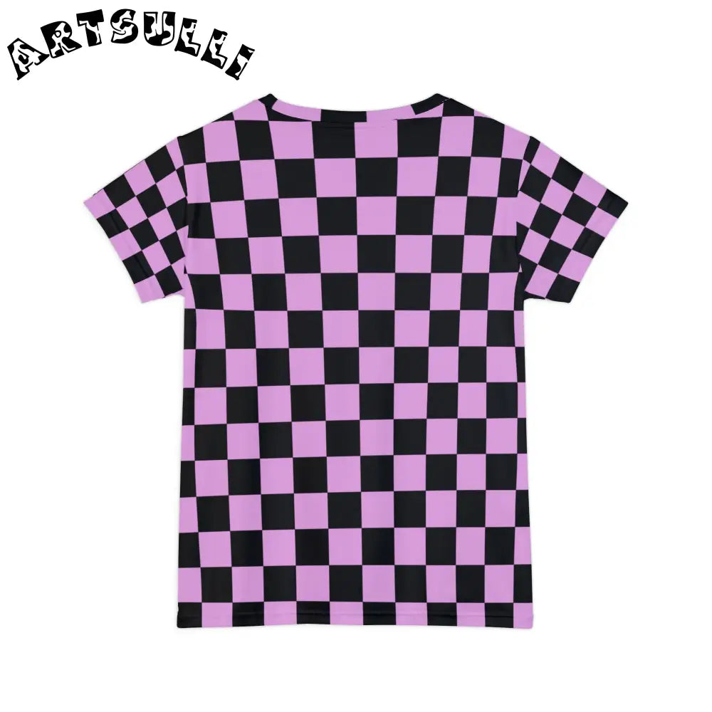 JAKKOUTTHEBXX Pixel Punk Vision Women’s Short Sleeve Shirt (AOP)