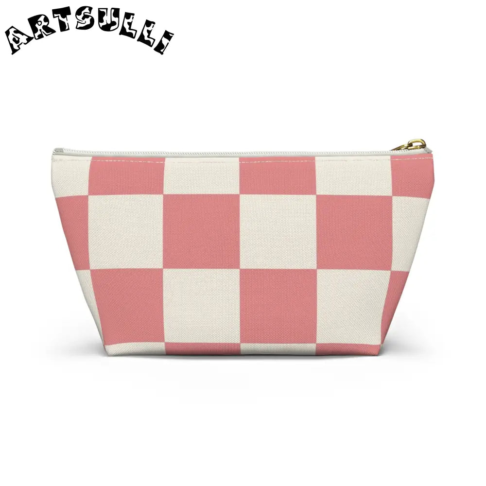 JAKKOUTTHEBXX Retro Checkered Grassland Sprites Accessory Pouch w