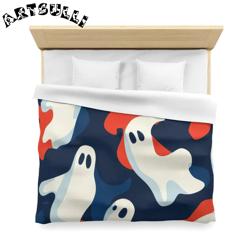 JAKKOUTTHEBXX Camo Ghosts Microfiber Duvet Cover JAKKOUTTHEBXX