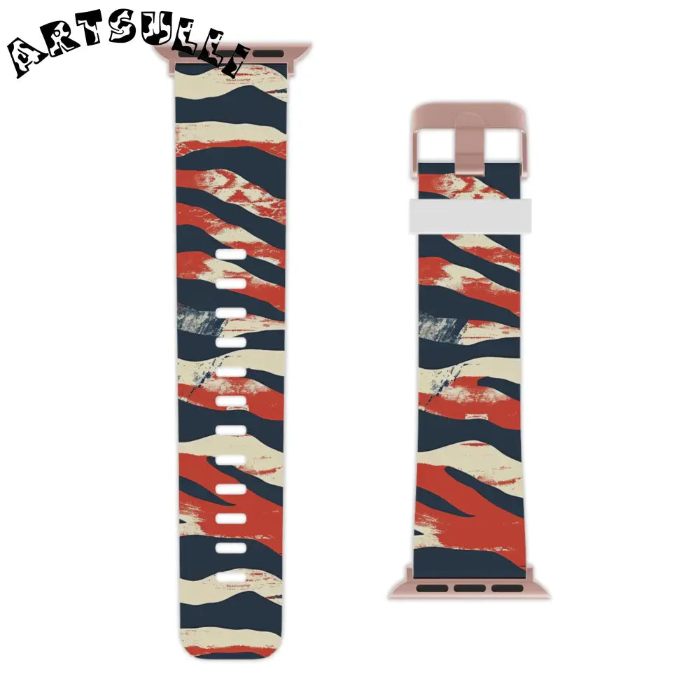 JAKKOUTTHEBXX Capricious Tiger Wave Watch Band for Apple Watch