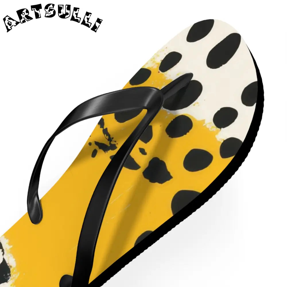 JAKKOUTTHEBXX Rae Zebra Rhapsody Flip Flops JAKKOUTTHEBXX Artsulli