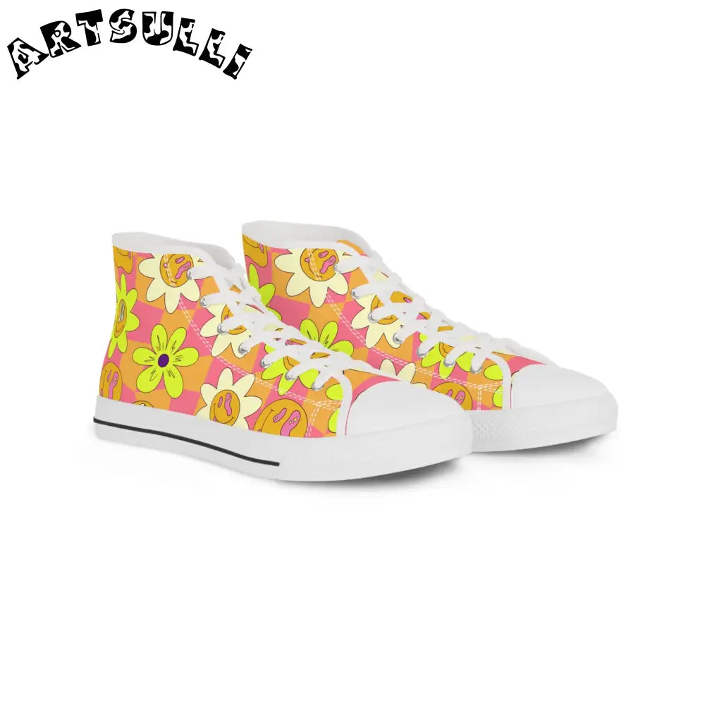 JAKKOUTTHEBXX Trippy Sour Face Rave Men’s High Top Sneakers