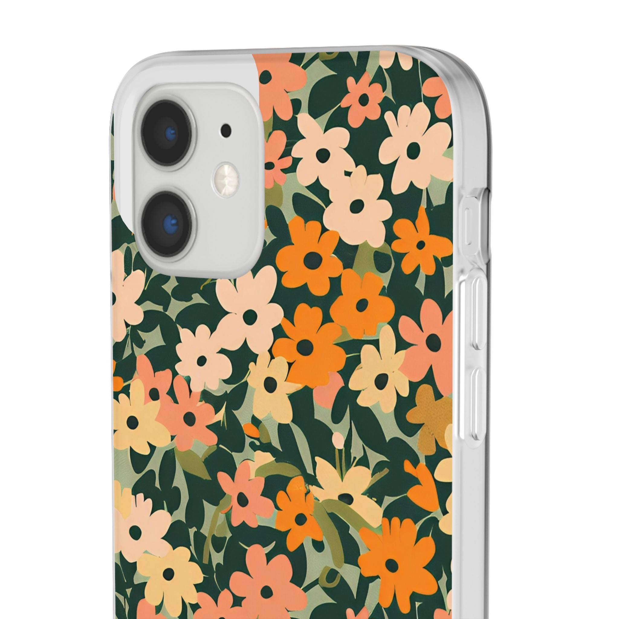 Vibrant Floral Clear Phone Case, Artsulli - Art is Long, Life is Short, Phone Case, , , , , , , 