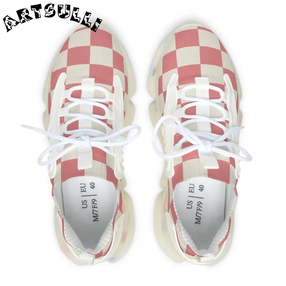 JAKKOUTTHEBXX Retro Checkered Grassland Sprites Women’s Mesh
