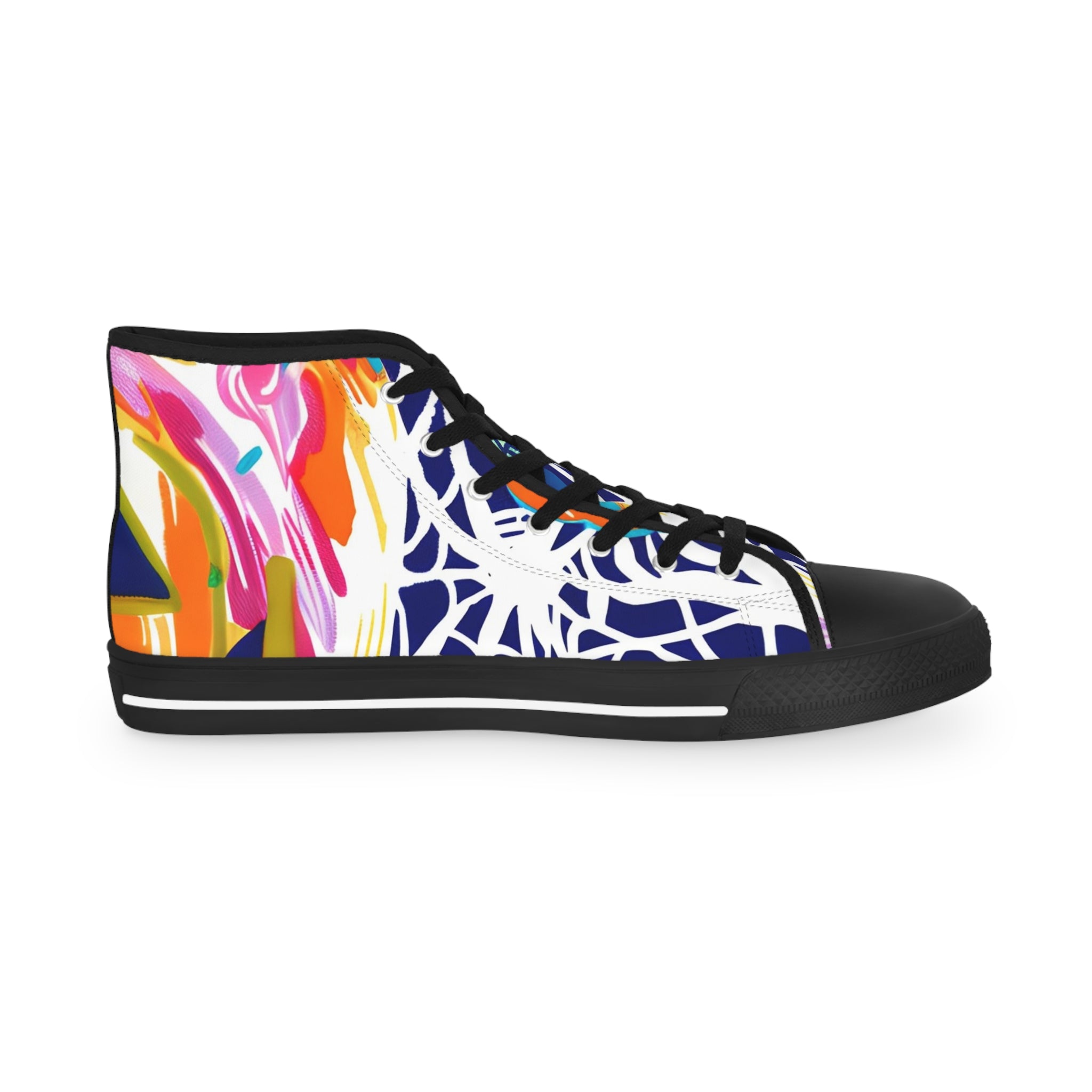 Men's High Top Sneakers, Artsulli - Art is Long, Life is Short, Shoes, , , , , , , 