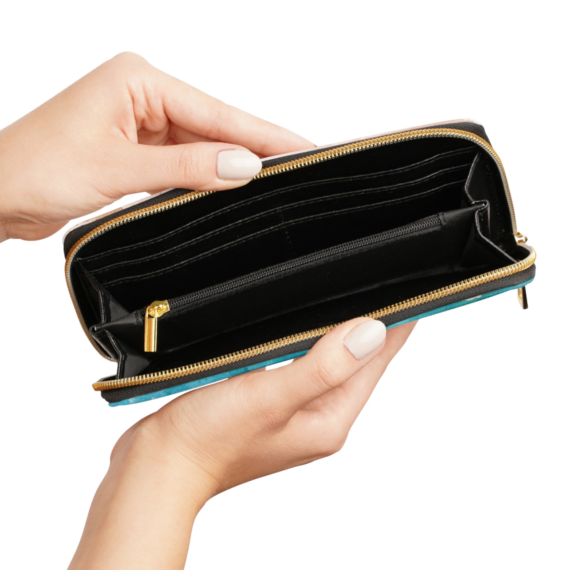 Seashore Zipper Wallet, Artsulli - Art is Long, Life is Short, Accessories, , , , , , , 