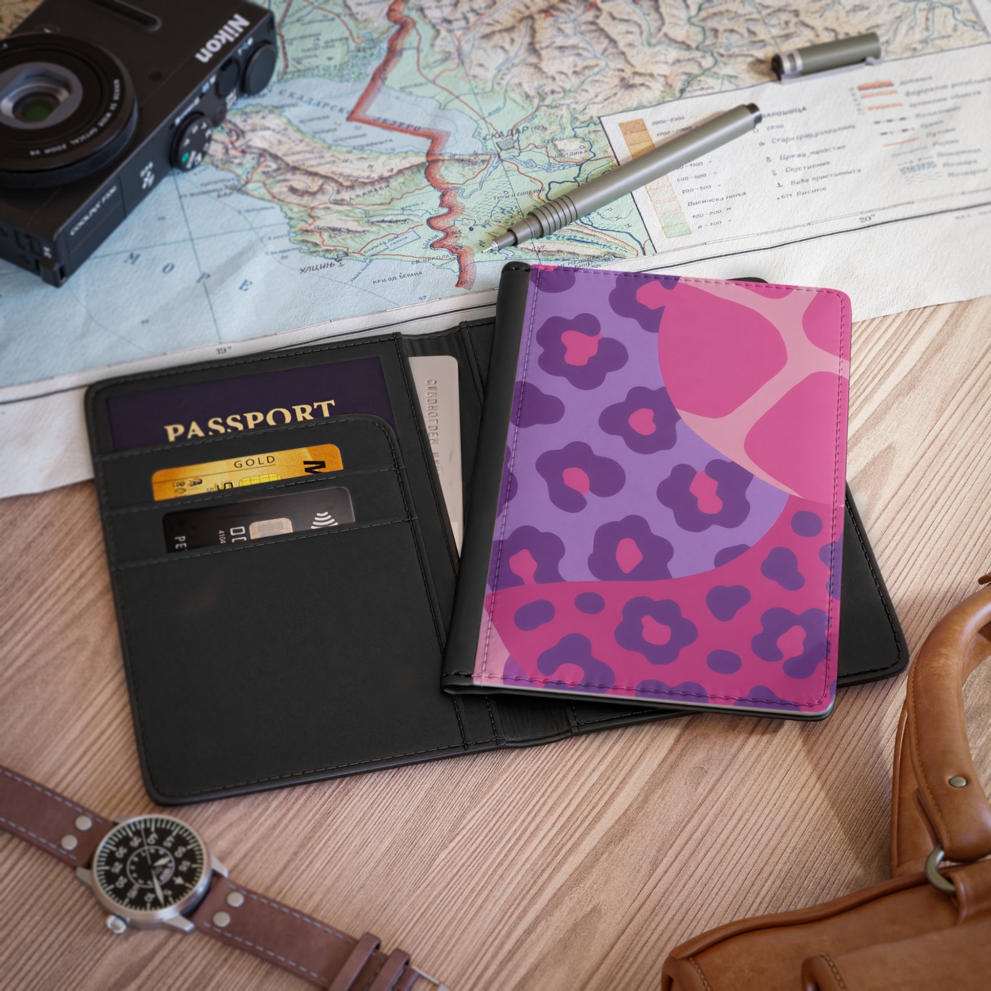 Passport Cover, Artsulli - Art is Long, Life is Short, Accessories, , , , , , , 