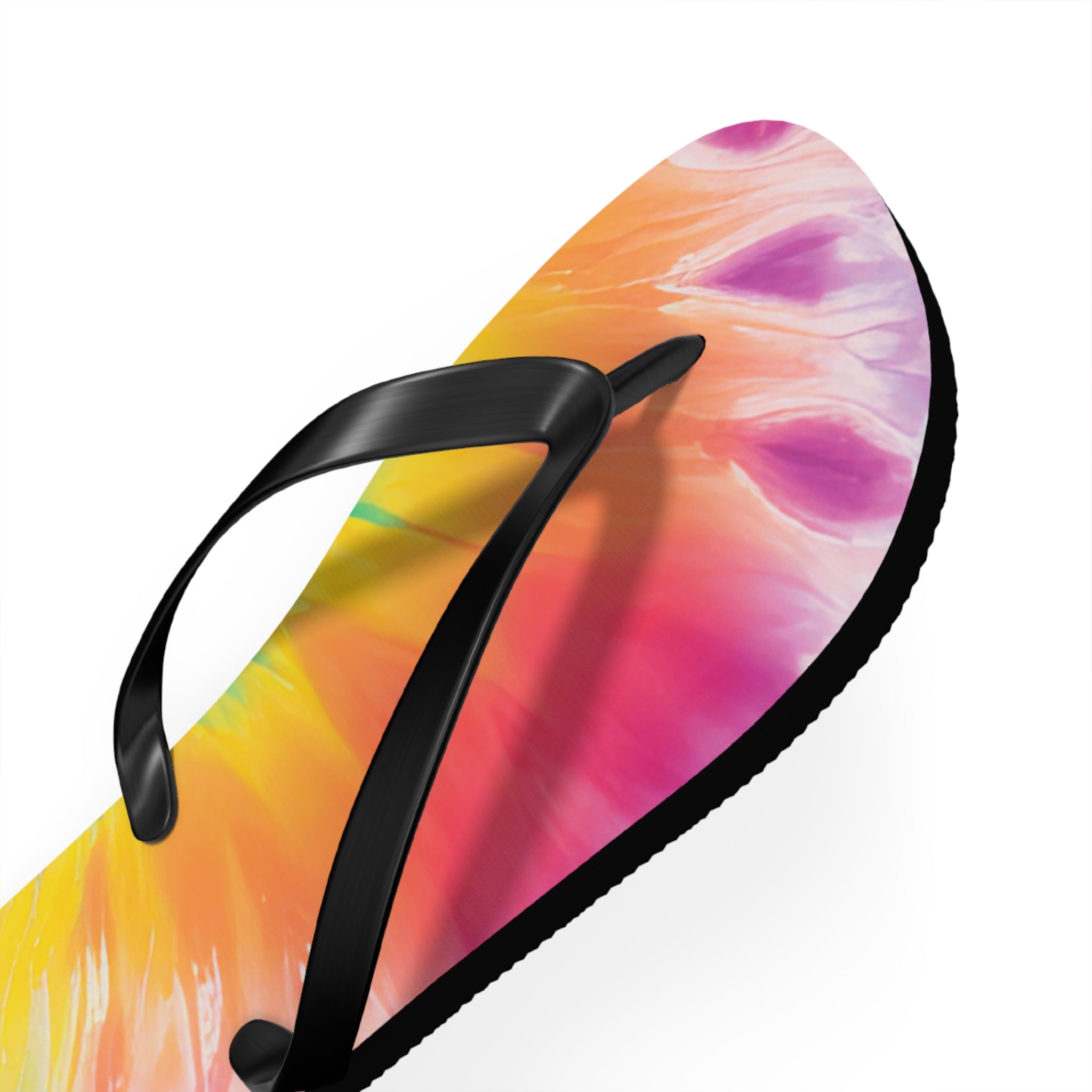 Tie Dye Flip Flops, Artsulli - Art is Long, Life is Short, Shoes, , , , , , , 
