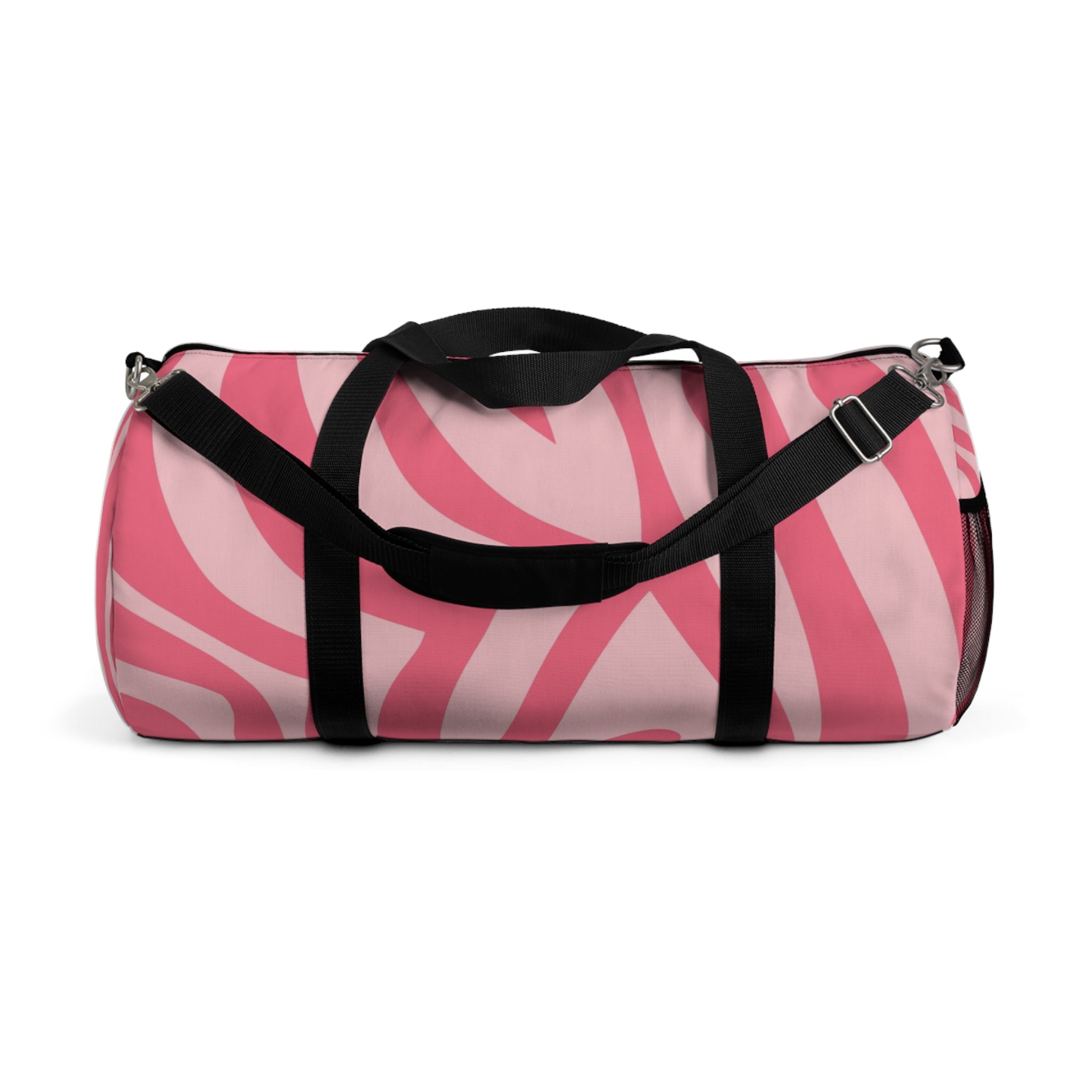 Melting Zebra Stripes Soft Pink Duffel Bag, Artsulli - Art is Long, Life is Short, Bags, Size, Large, , , , , 72784670061258