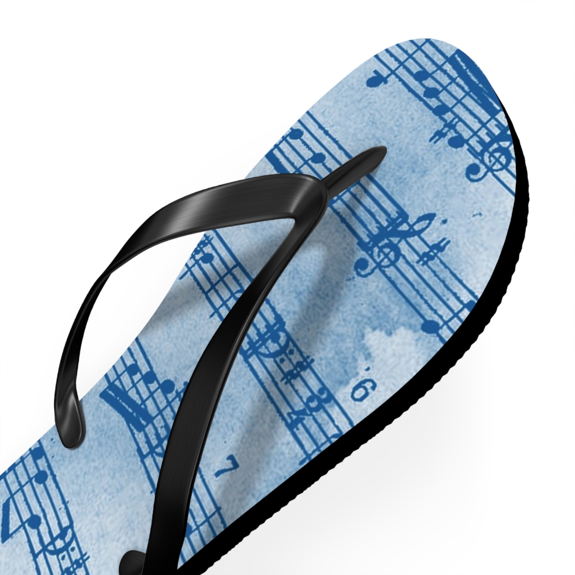 Drip Spill Type Beat Sheet Music Blue Flip Flops, Artsulli - Art is Long, Life is Short, Shoes, , , , , , , 