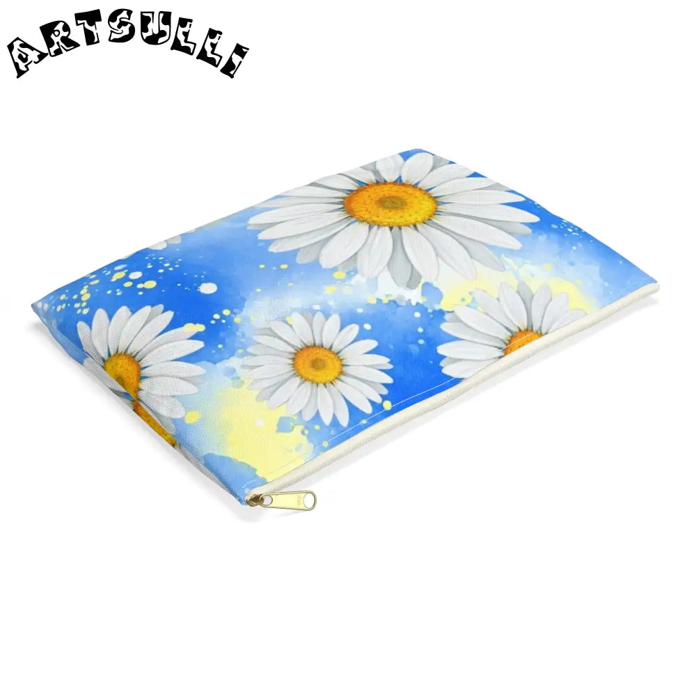 JAKKOUTTHEBXX Daisies Accessory Pouch JAKKOUTTHEBXX Artsulli - Art