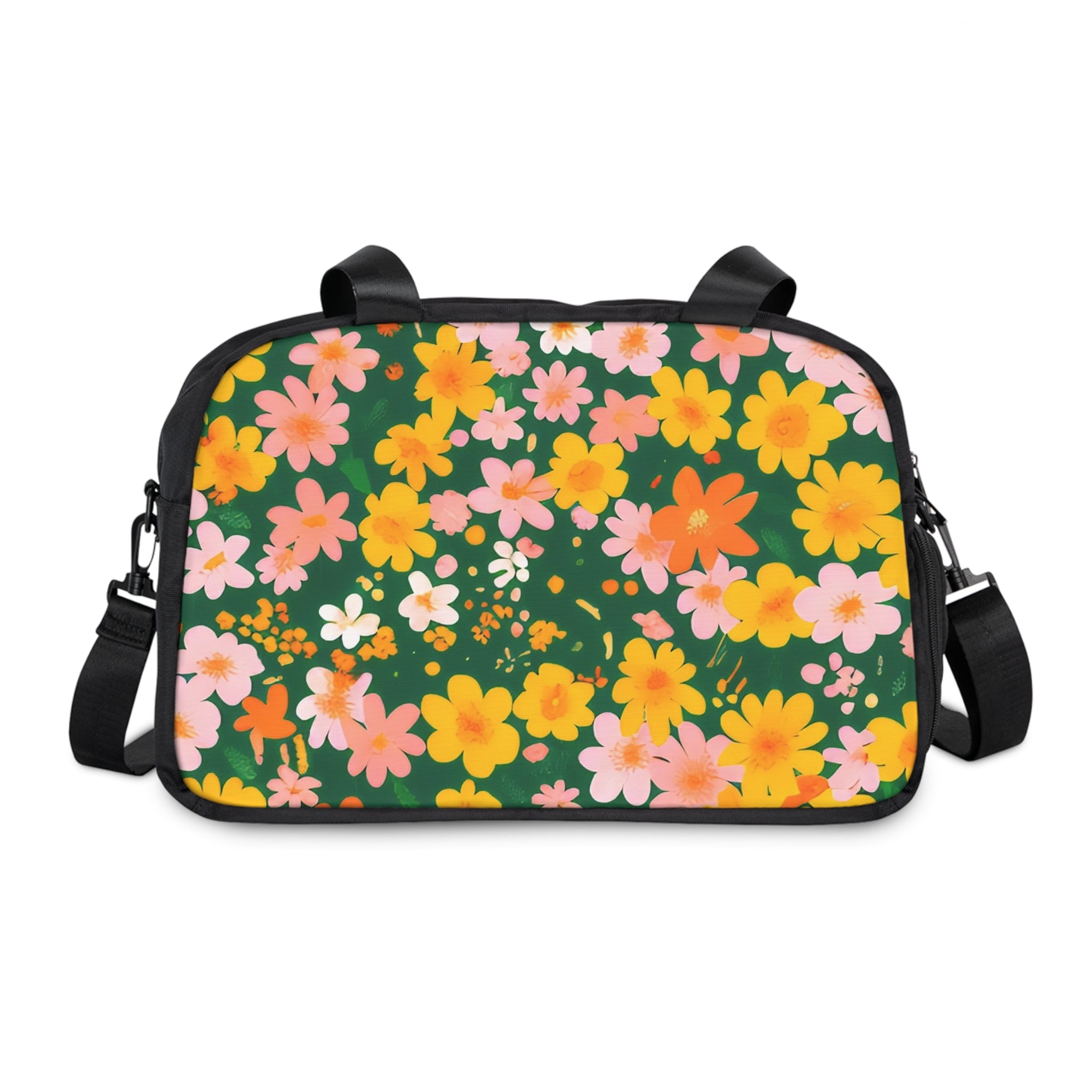 Fitness Handbag, Artsulli - Art is Long, Life is Short, Bags, Size, 12.4" x 13.3", Color, Black, , , 65360944327629365270