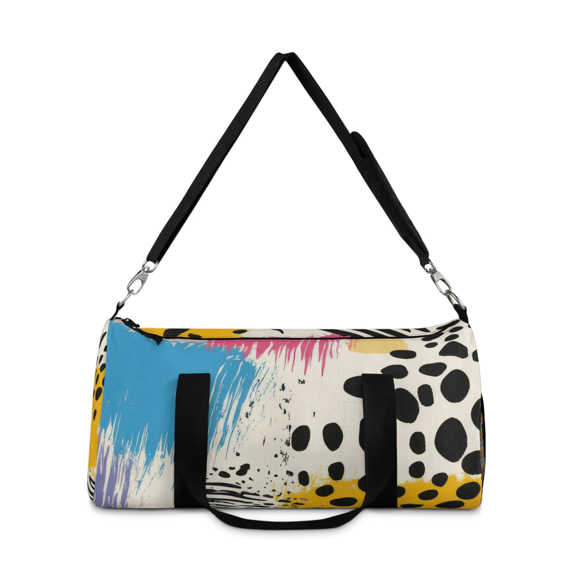 Rae Zebra Rhapsody Duffel Bag, Artsulli - Art is Long, Life is Short, Bags, , , , , , , 