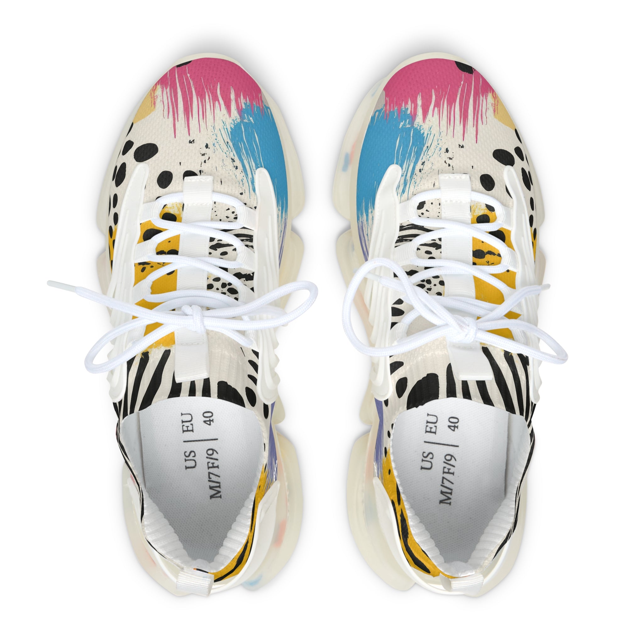 Rae Zebra Rhapsody II Women's Mesh Sneakers, Artsulli - Art is Long, Life is Short, Shoes, , , , , , , 