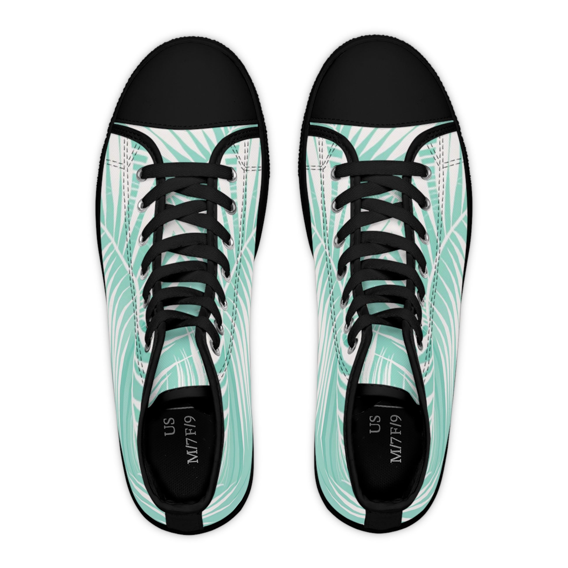 Versace Palm Women's High Top Sneakers, Artsulli - Art is Long, Life is Short, Shoes, , , , , , , 