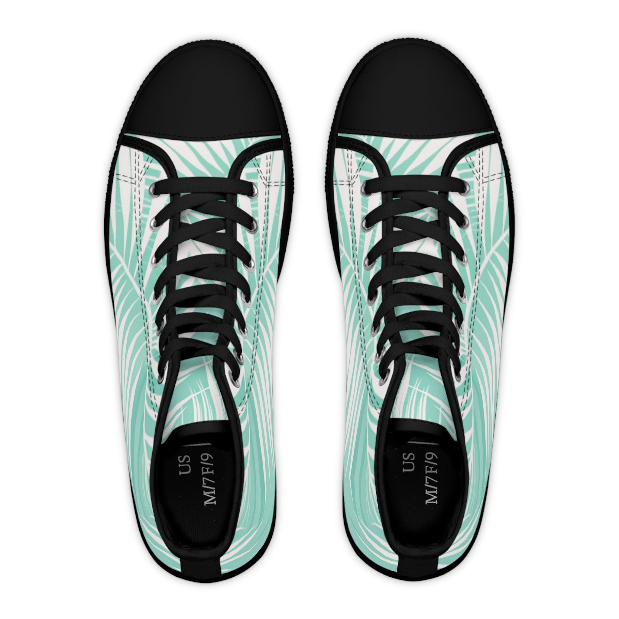 Versace Palm Women's High Top Sneakers, Artsulli - Art is Long, Life is Short, Shoes, , , , , , , 