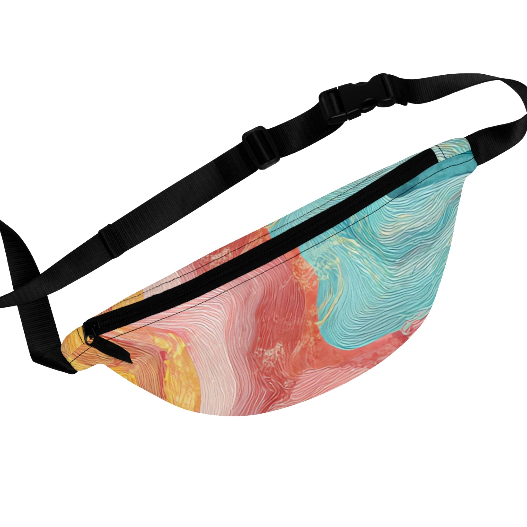 Liquid Marble Spill Fanny Pack, Artsulli - Art is Long, Life is Short, Bags, Size, One size, , , , , 53537411429134883840