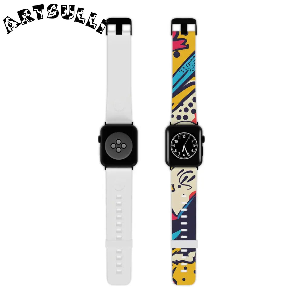 JAKKOUTTHEBXX Comic x Pop Art II Watch Band for Apple Watch