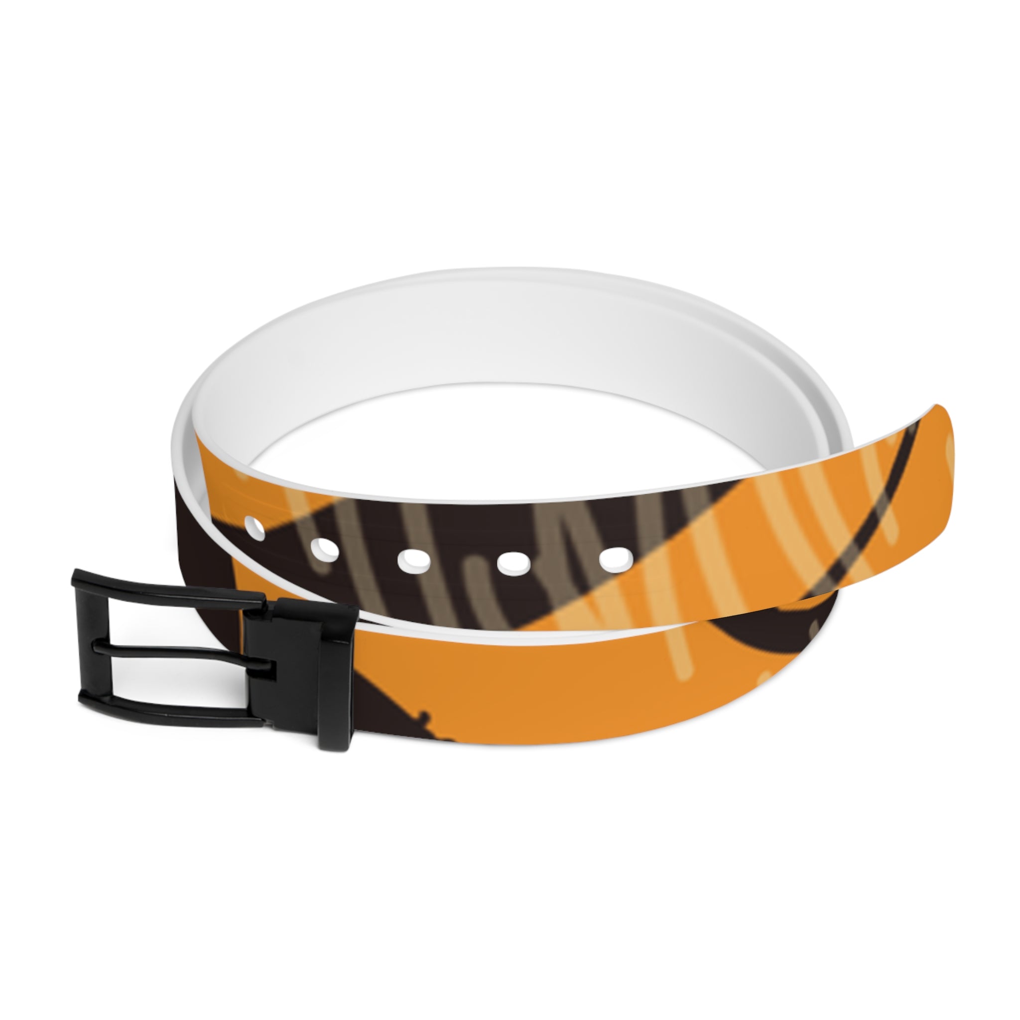 Tiger Scratches Orange & Black Belt, Artsulli - Art is Long, Life is Short, Accessories, Material, Black Metal, Size, 50'', , , 12920884812099