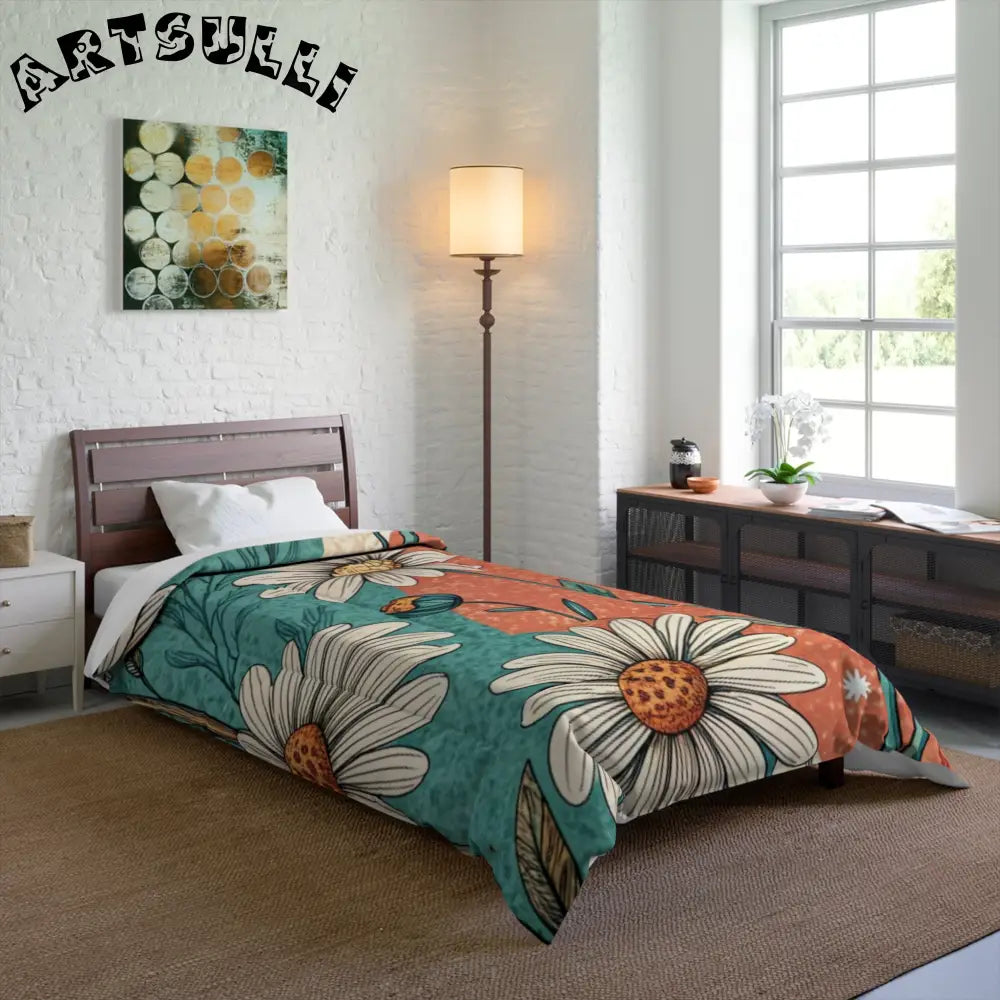 JAKKOUTTHEBXX Retro Daisy Dream Comforter JAKKOUTTHEBXX Artsulli