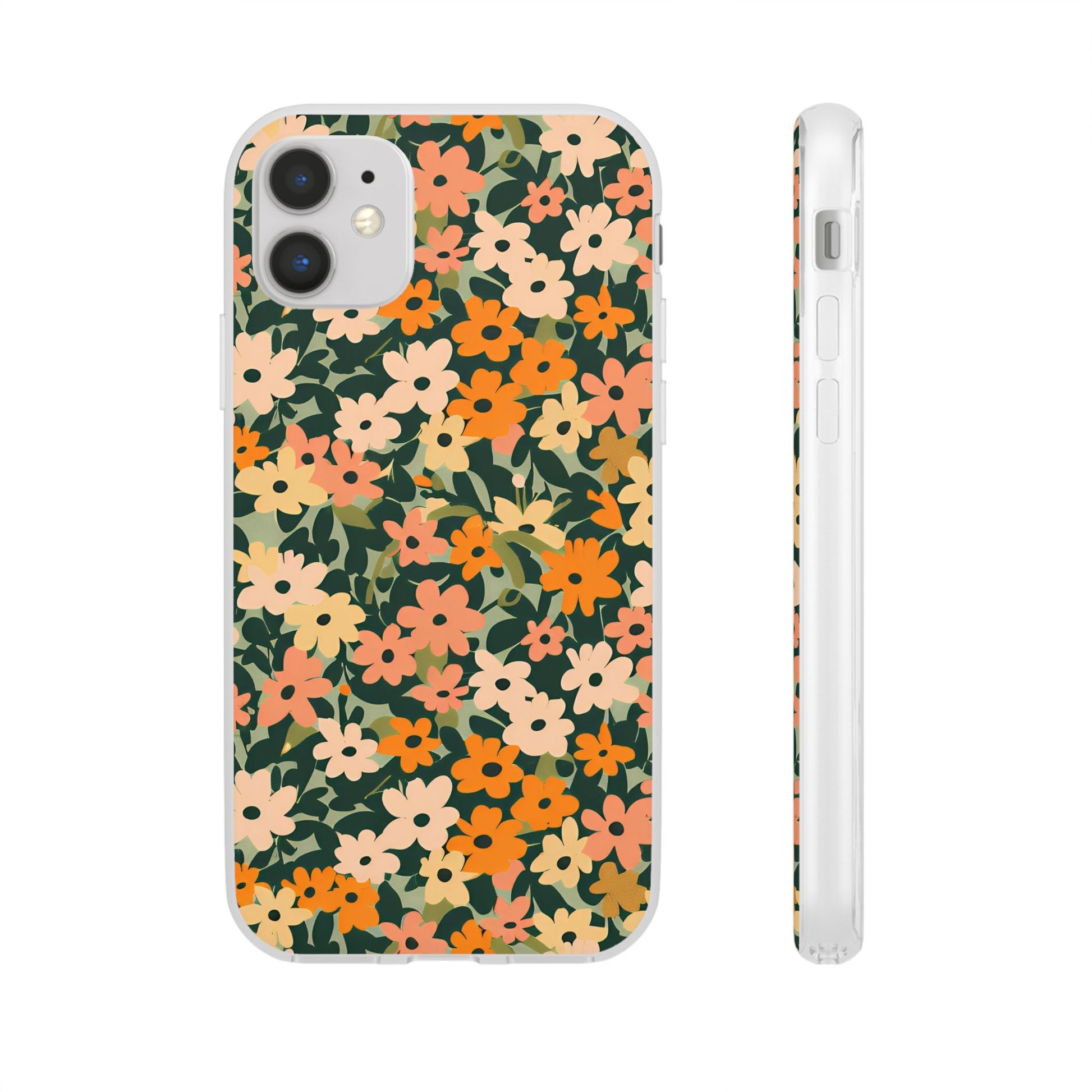 Vibrant Floral Clear Phone Case, Artsulli - Art is Long, Life is Short, Phone Case, Size, iPhone 11 with gift packaging, , , , , 20848236922356537719