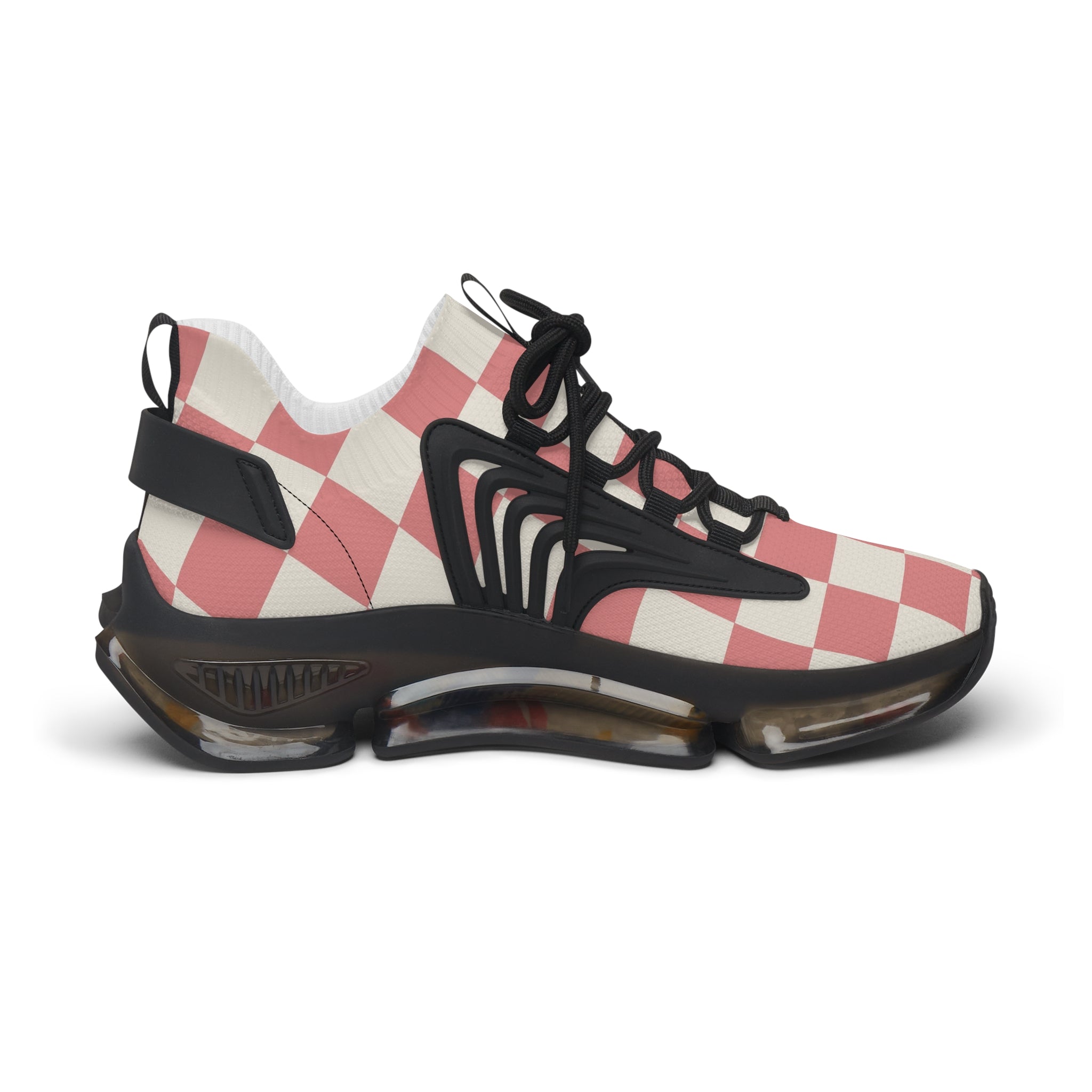 Retro Checkered Grassland Sprites Women's Mesh Sneakers, Artsulli - Art is Long, Life is Short, Shoes, , , , , , , 