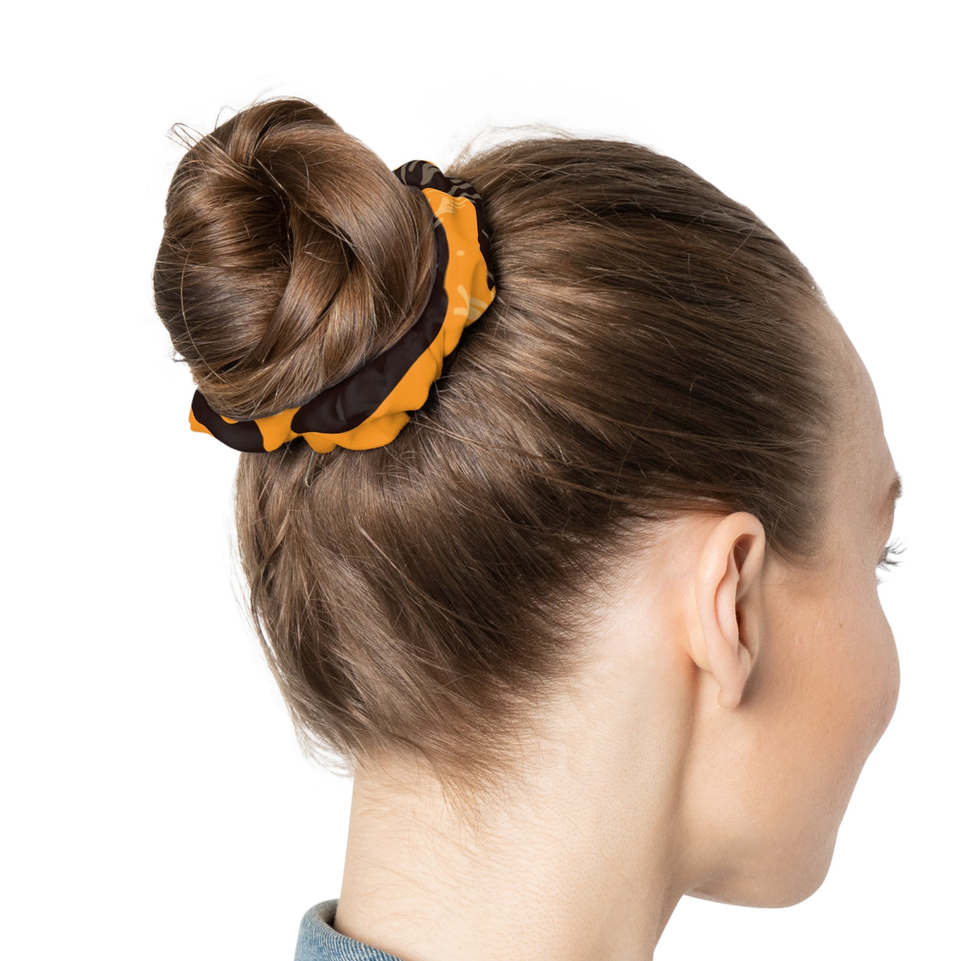 Tiger Scratches Orange & Black Scrunchie, Artsulli - Art is Long, Life is Short, Accessories, , , , , , , 
