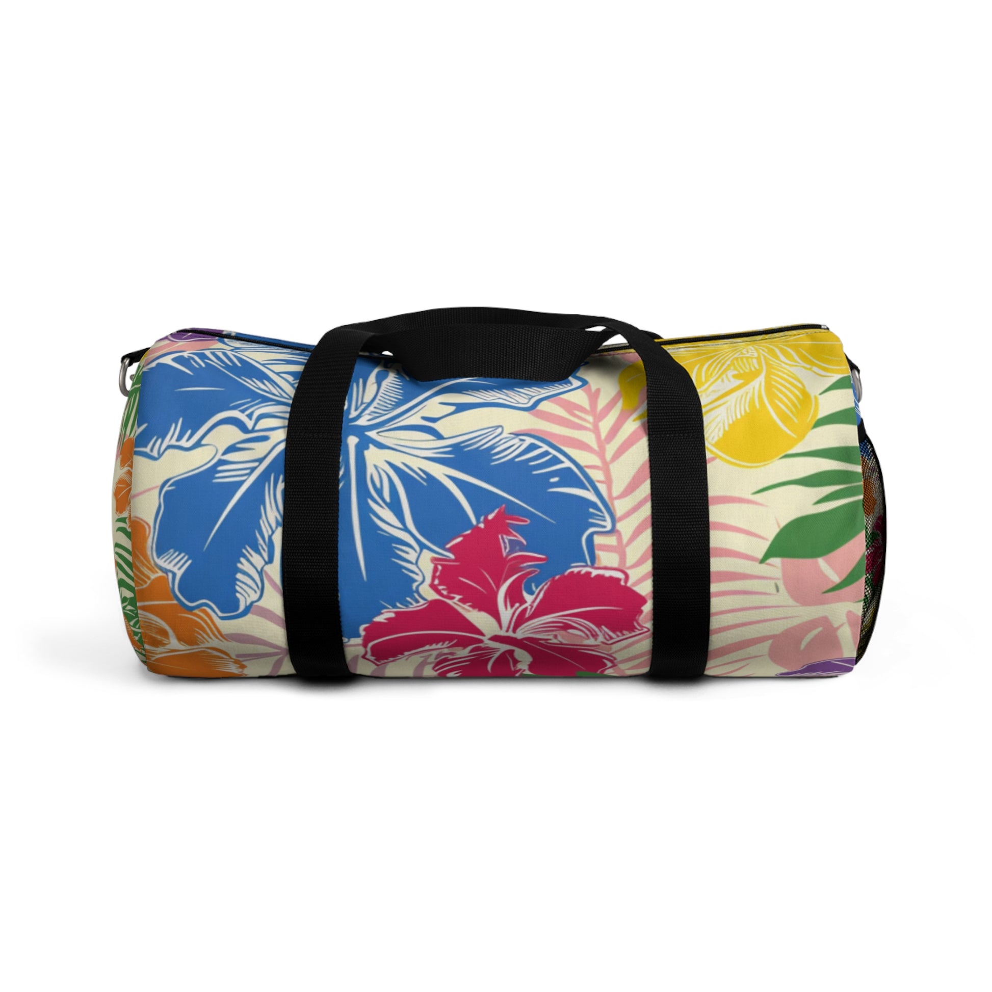Blooming Tropical Flowers Duffel Bag, Artsulli - Art is Long, Life is Short, Bags, Size, Small, , , , , 14676143357762980368
