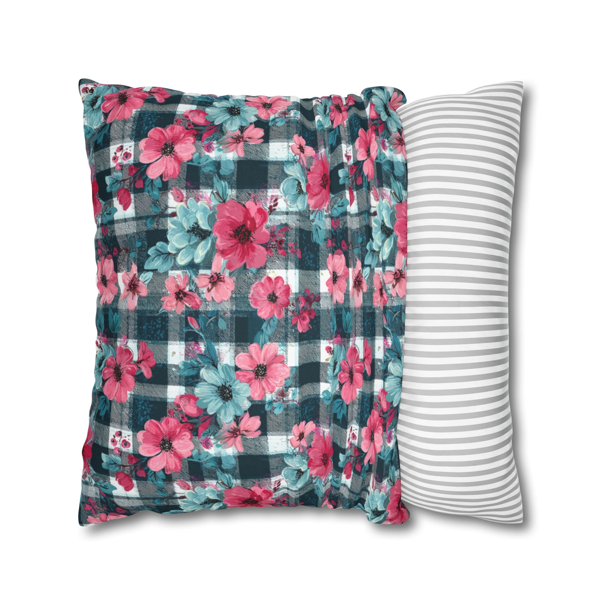 Spun Polyester Square Pillowcase